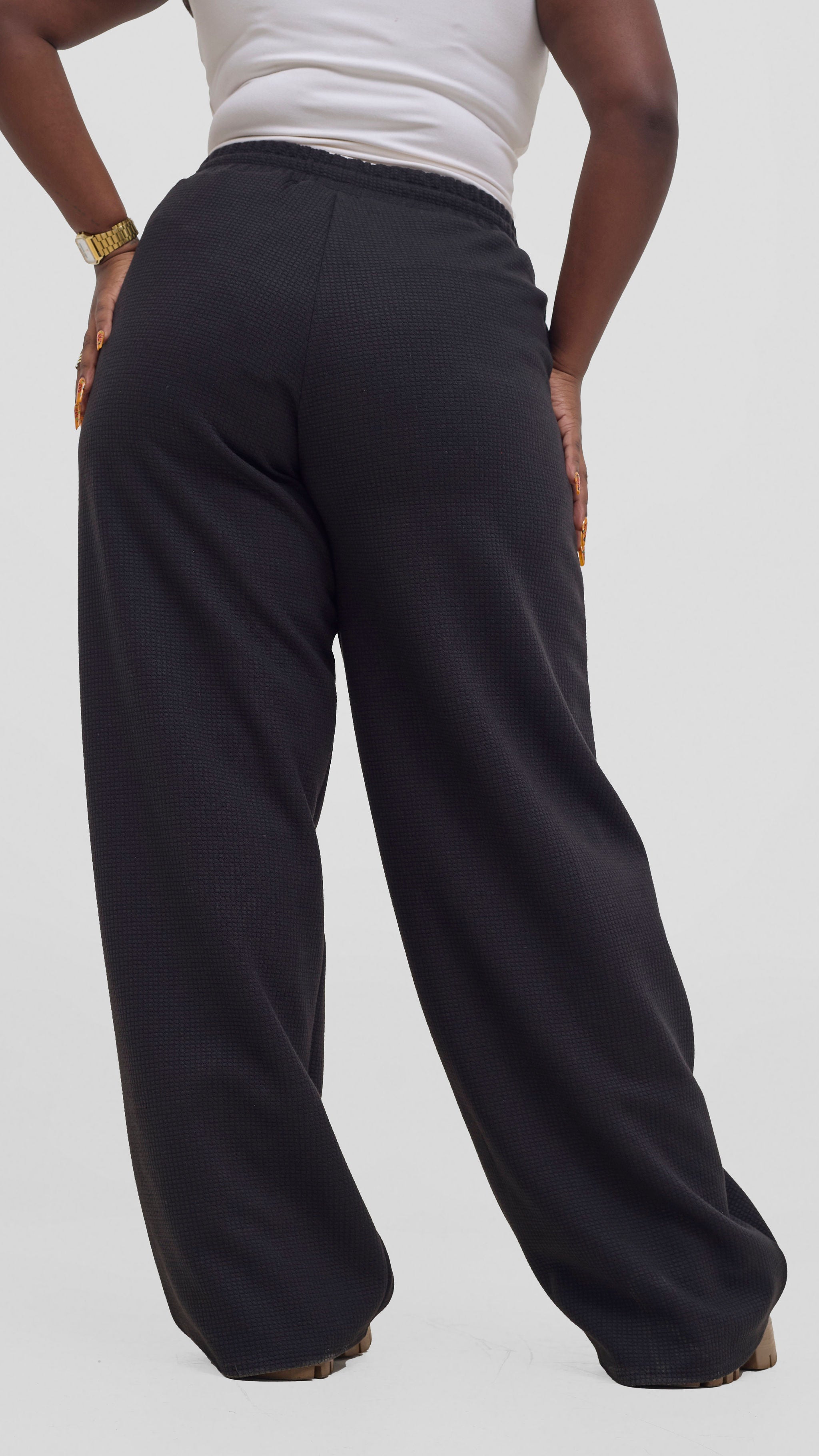 Shiv & Shikie X Safari Drawstring Pants - Black