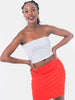 Zoya Basic Jersey Bandeau - White - Shopzetu