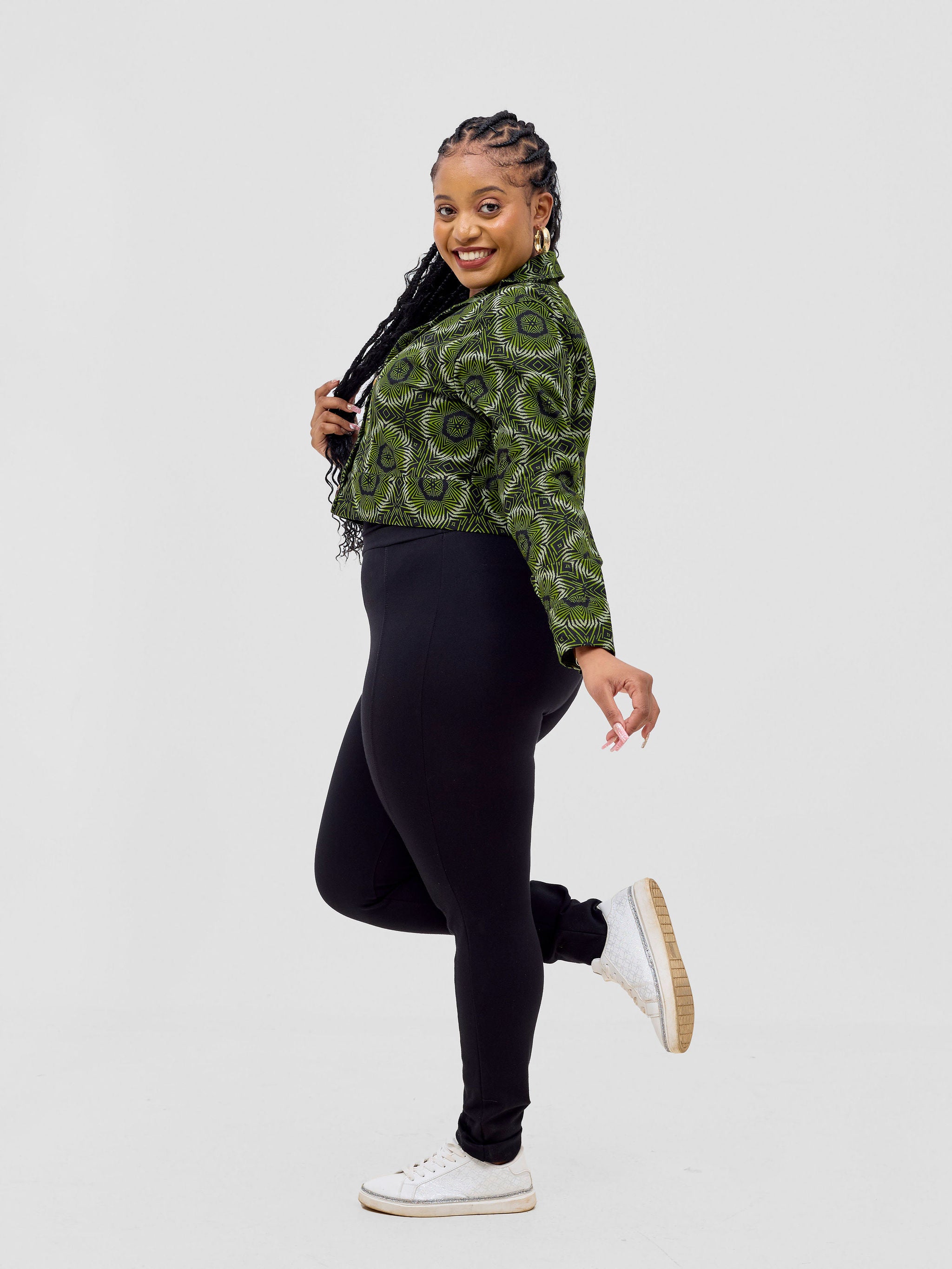 Vivo Flirty  Crop Jacket - Ashai