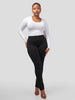 Vivo Basic Long Sleeved Bodysuit - White