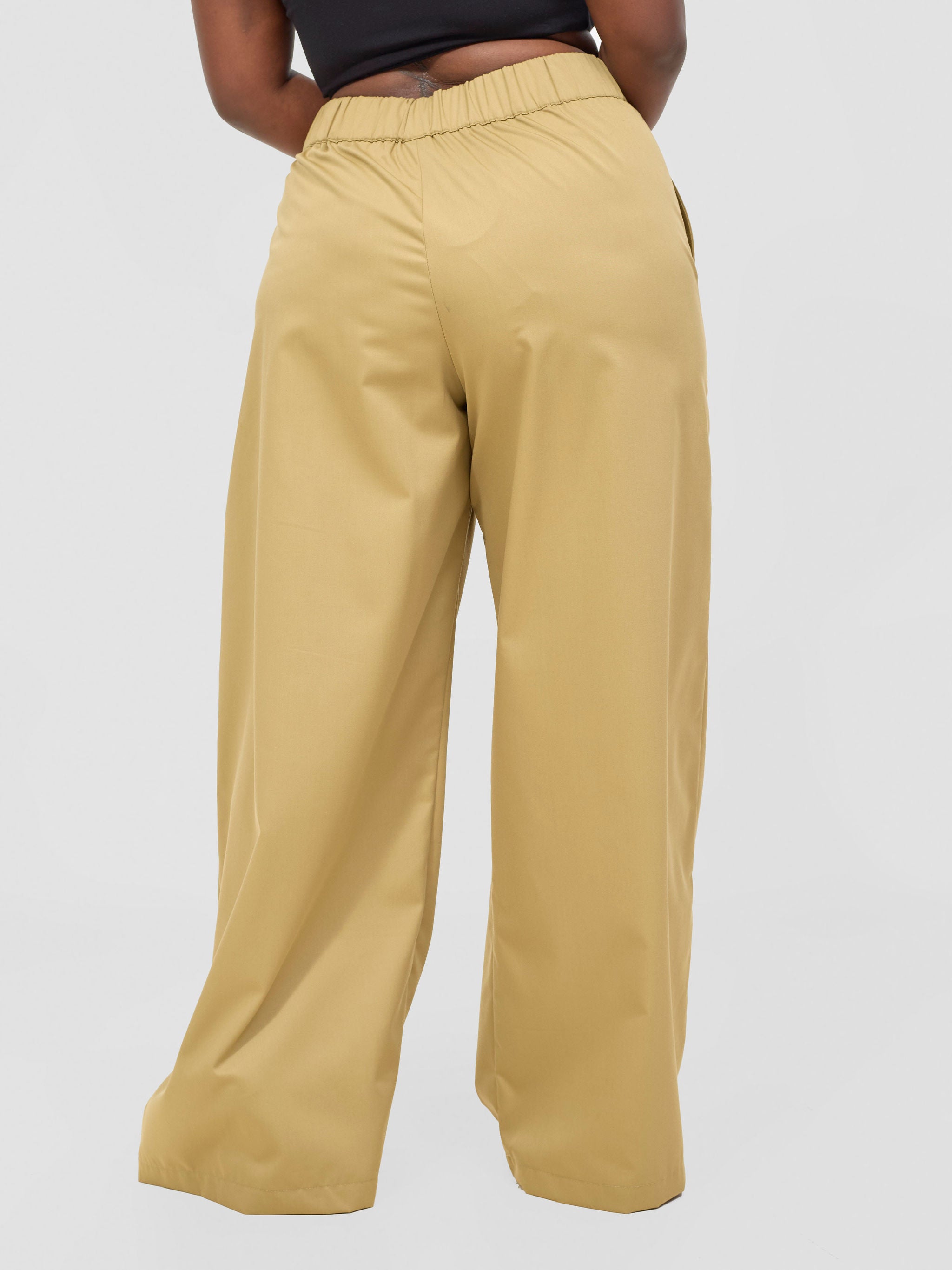 Zoya Kyro Straight Leg Pants - Beige