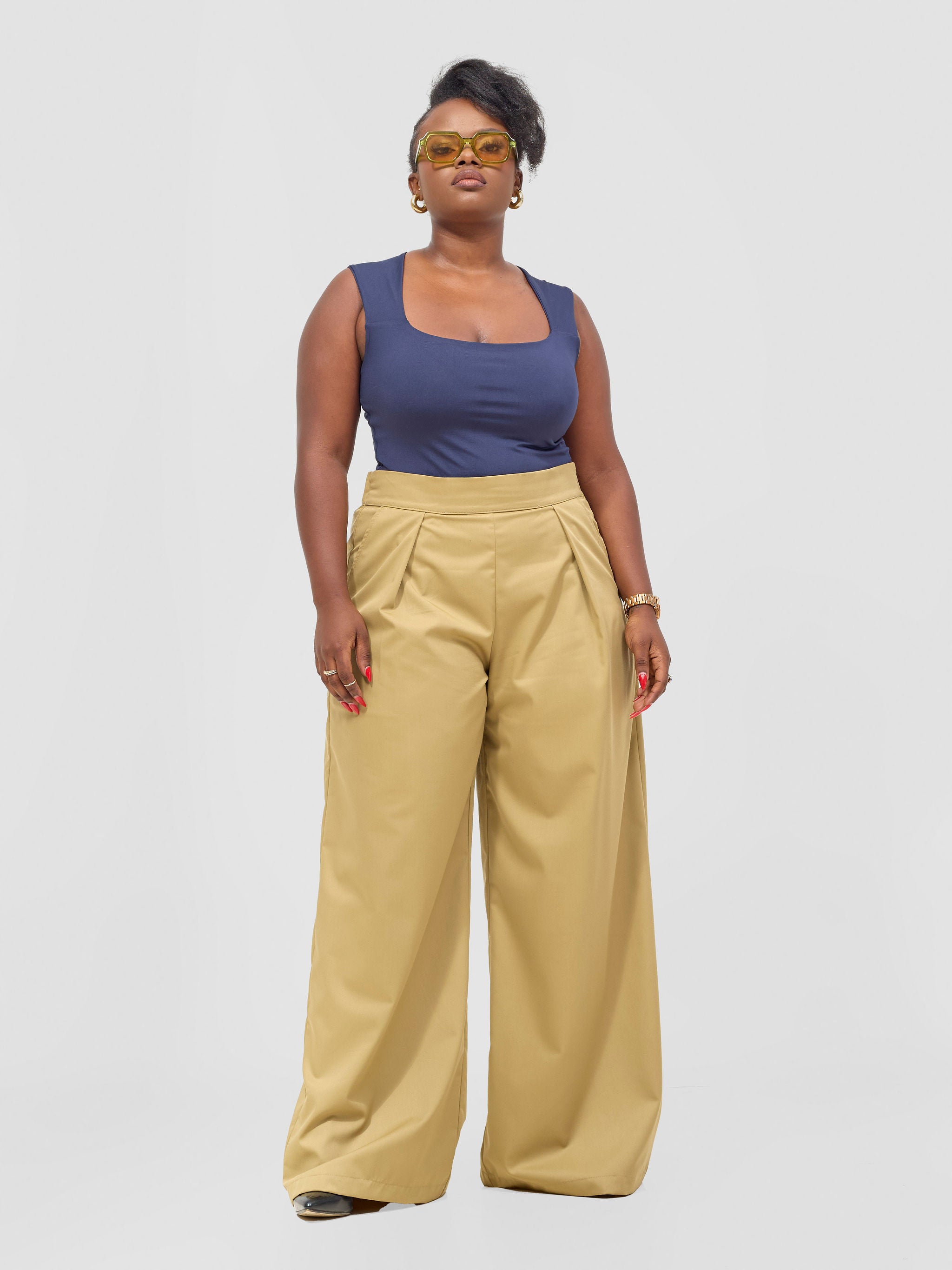 Zoya Kyro Sleeveless Bodysuit - Navy