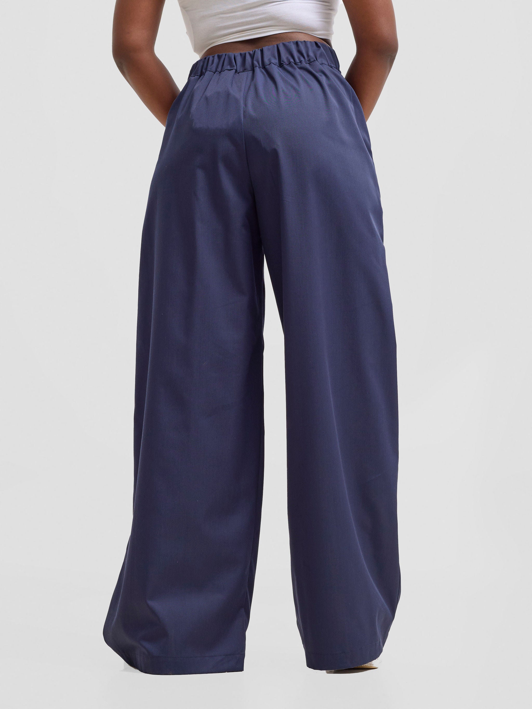 Zoya Kyro Straight Leg Pants - Navy
