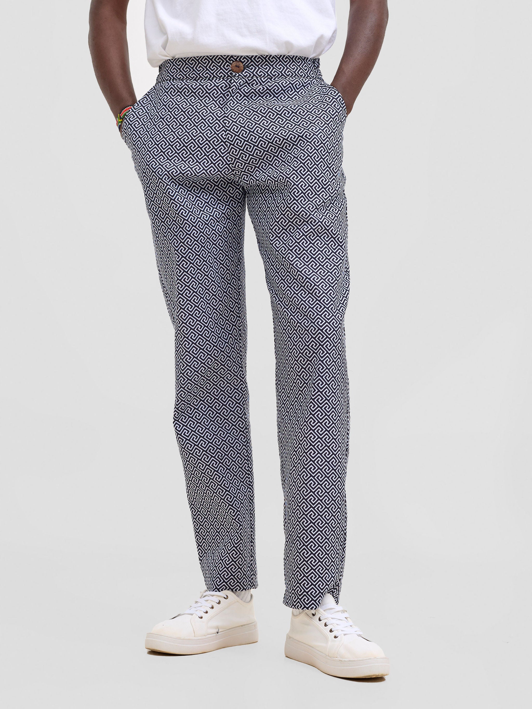 Safari Njano Men's Straight Leg Pants - Himo