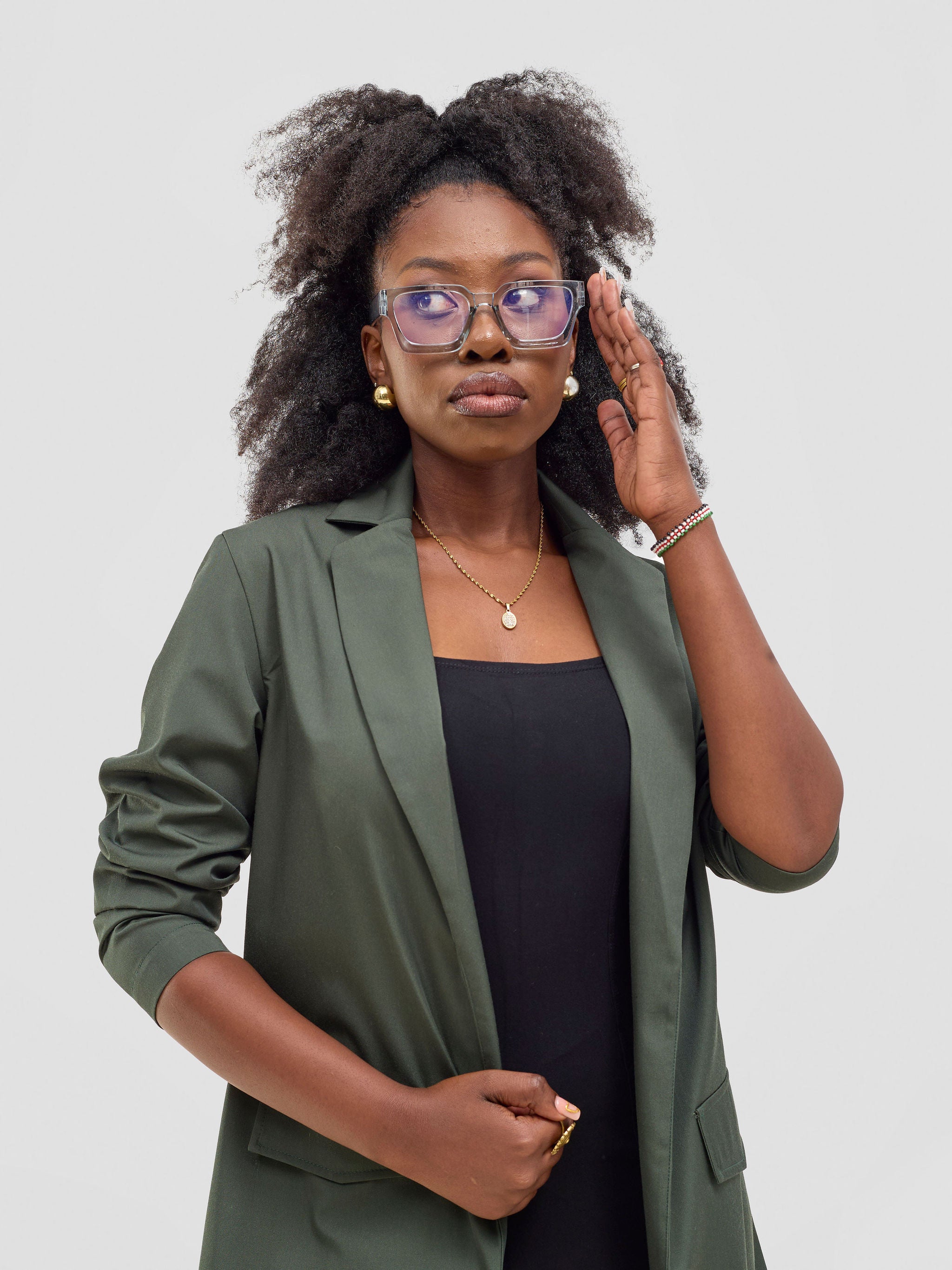 Zoya Kyro Women's Oversized Blazer - Hunters