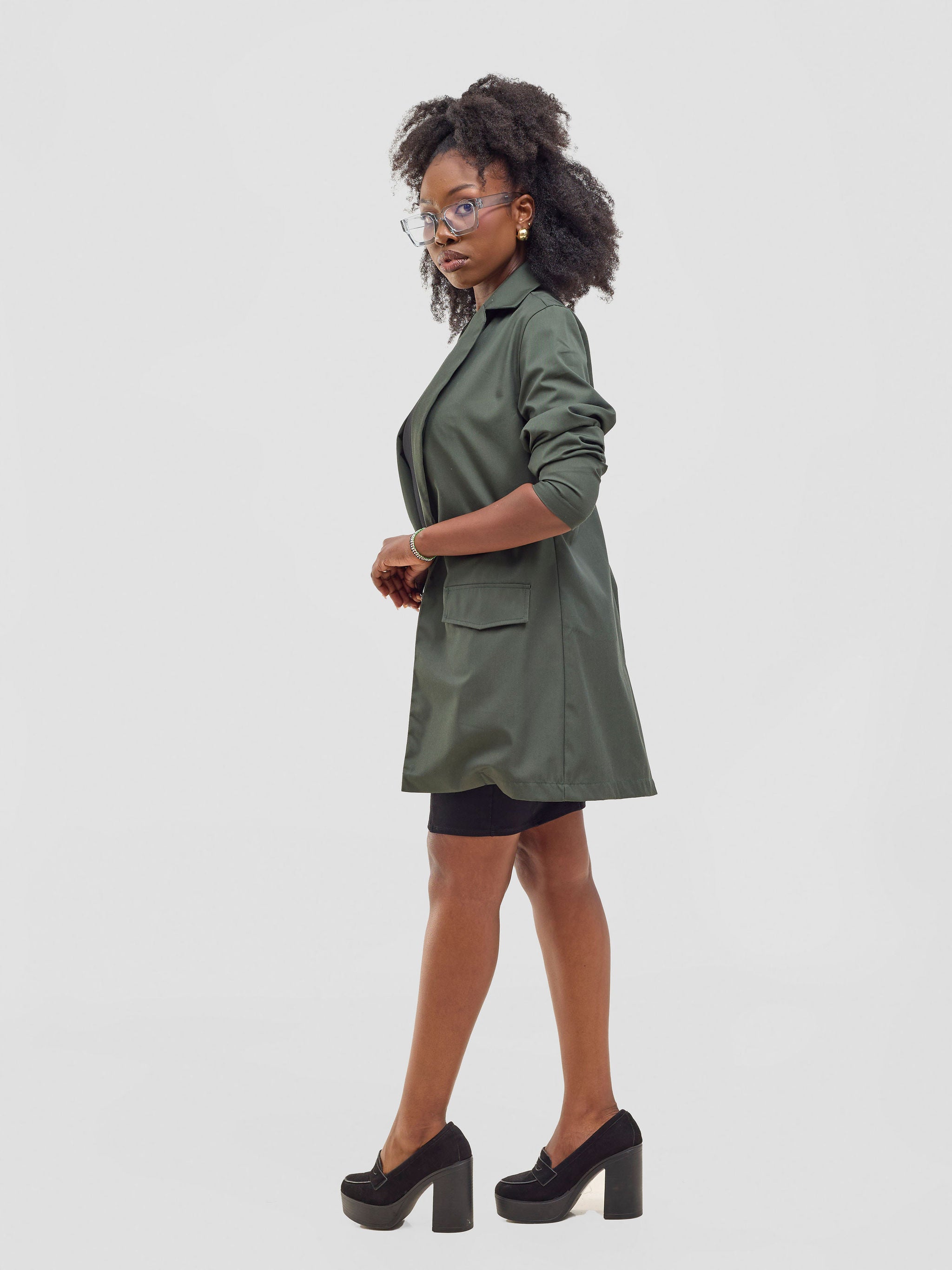Zoya Kyro Women's Oversized Blazer - Hunters