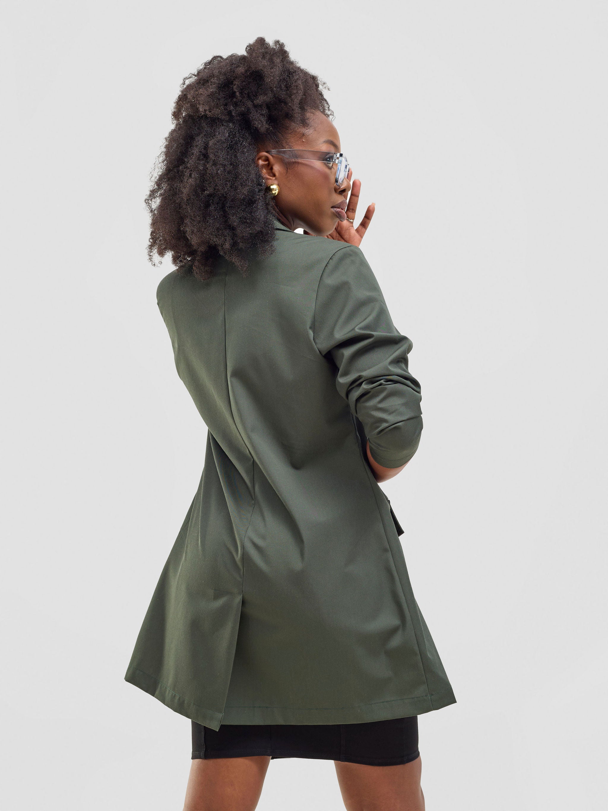 Zoya Kyro Women's Oversized Blazer - Hunters