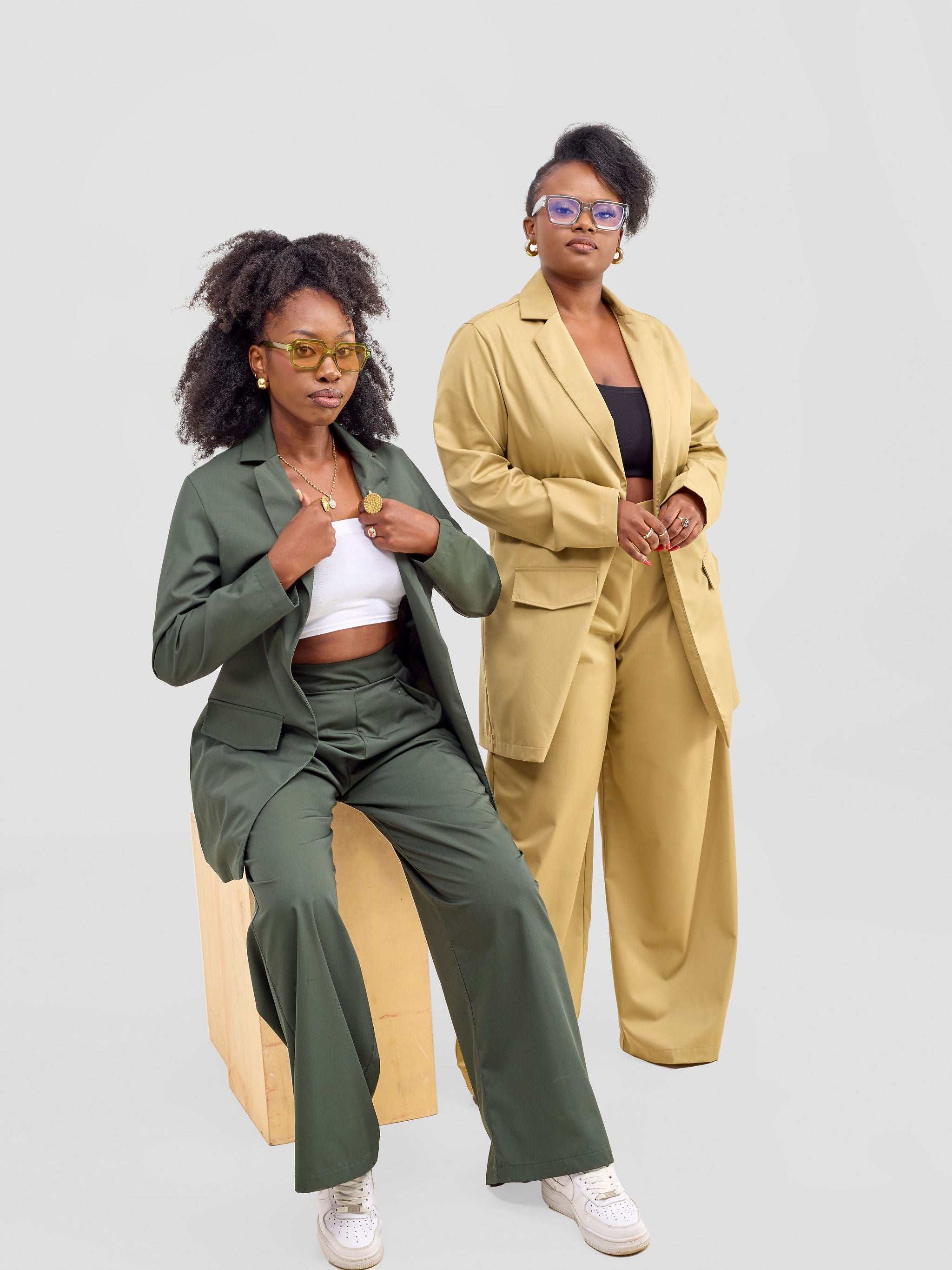 Zoya Kyro Straight Leg Pants - Hunters