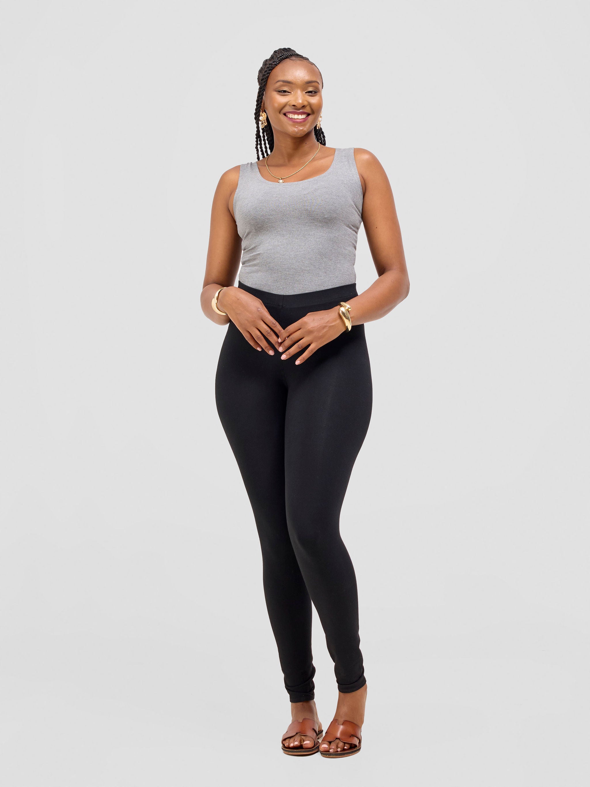 Vivo Basic Cap Sleeved Bodysuit - Light Grey