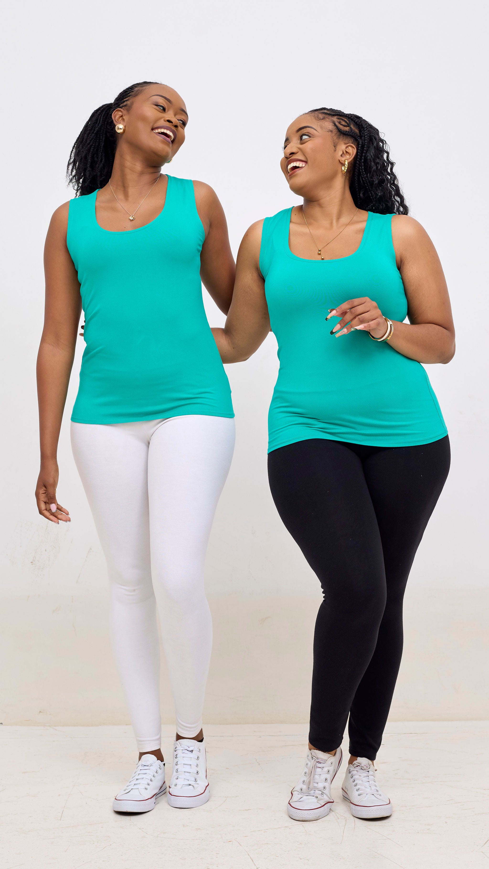 Vivo Basic Val Tank Top - Sea Green