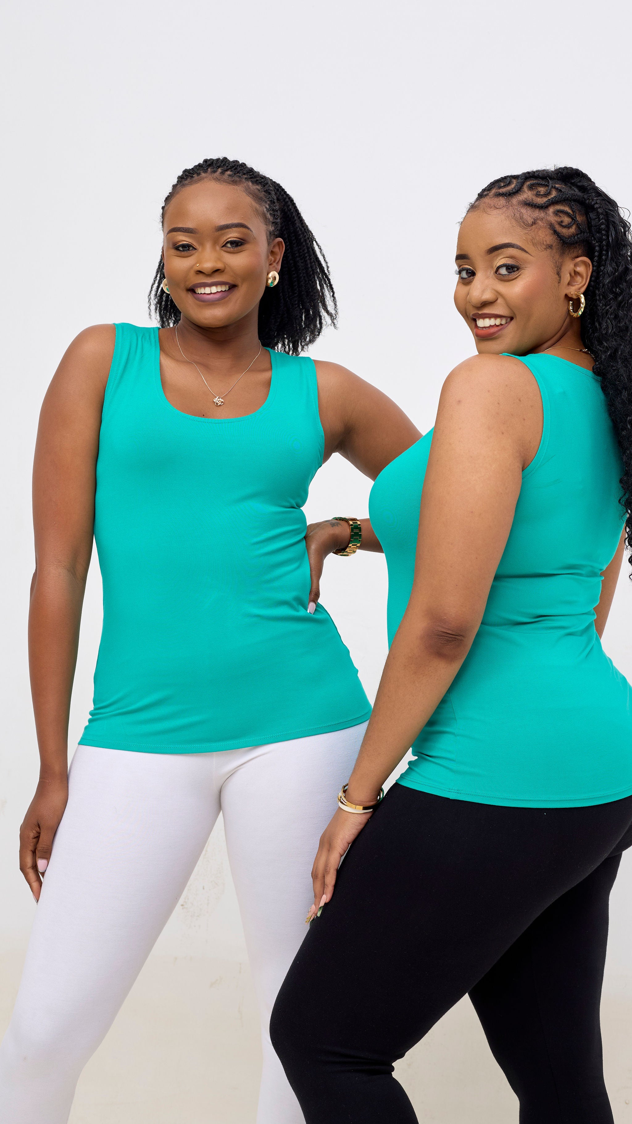 Vivo Basic Val Tank Top - Sea Green