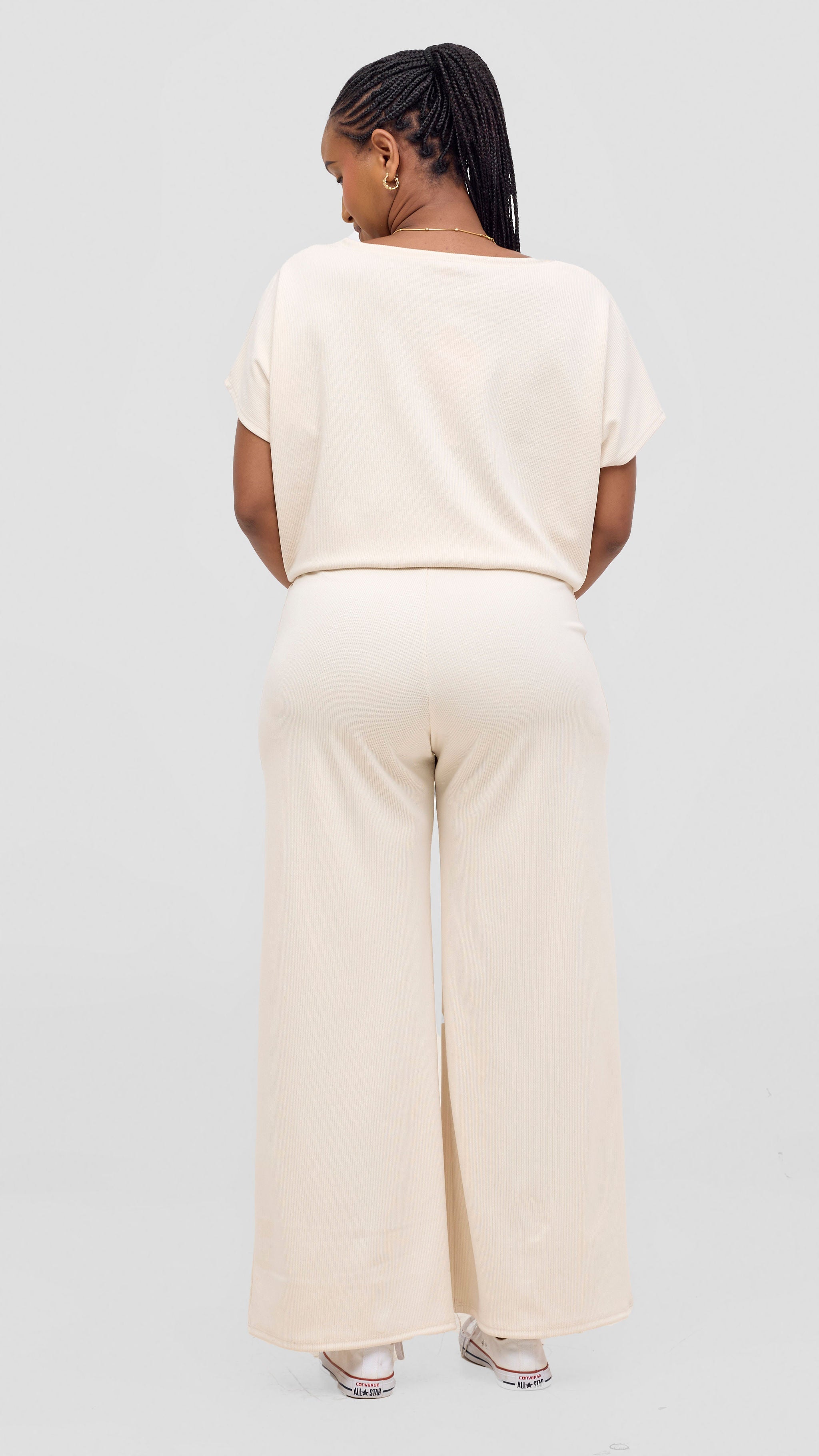Vivo Safa Drop Shoulder Top - Buttermilk