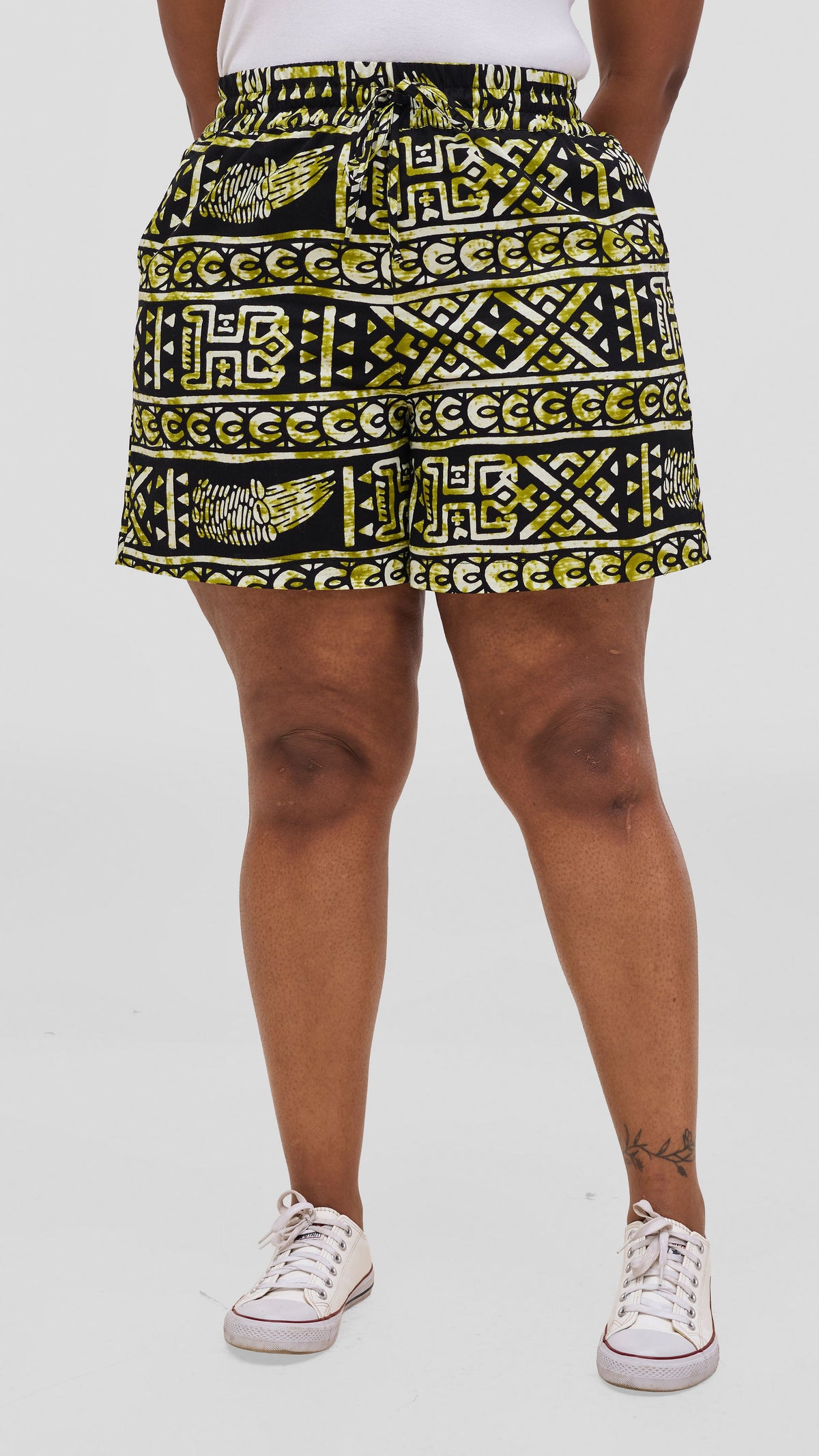 Safari by Vivo Zehra Kitenge Shorts - Pena Print | Vivo Fashion Group Kenya
