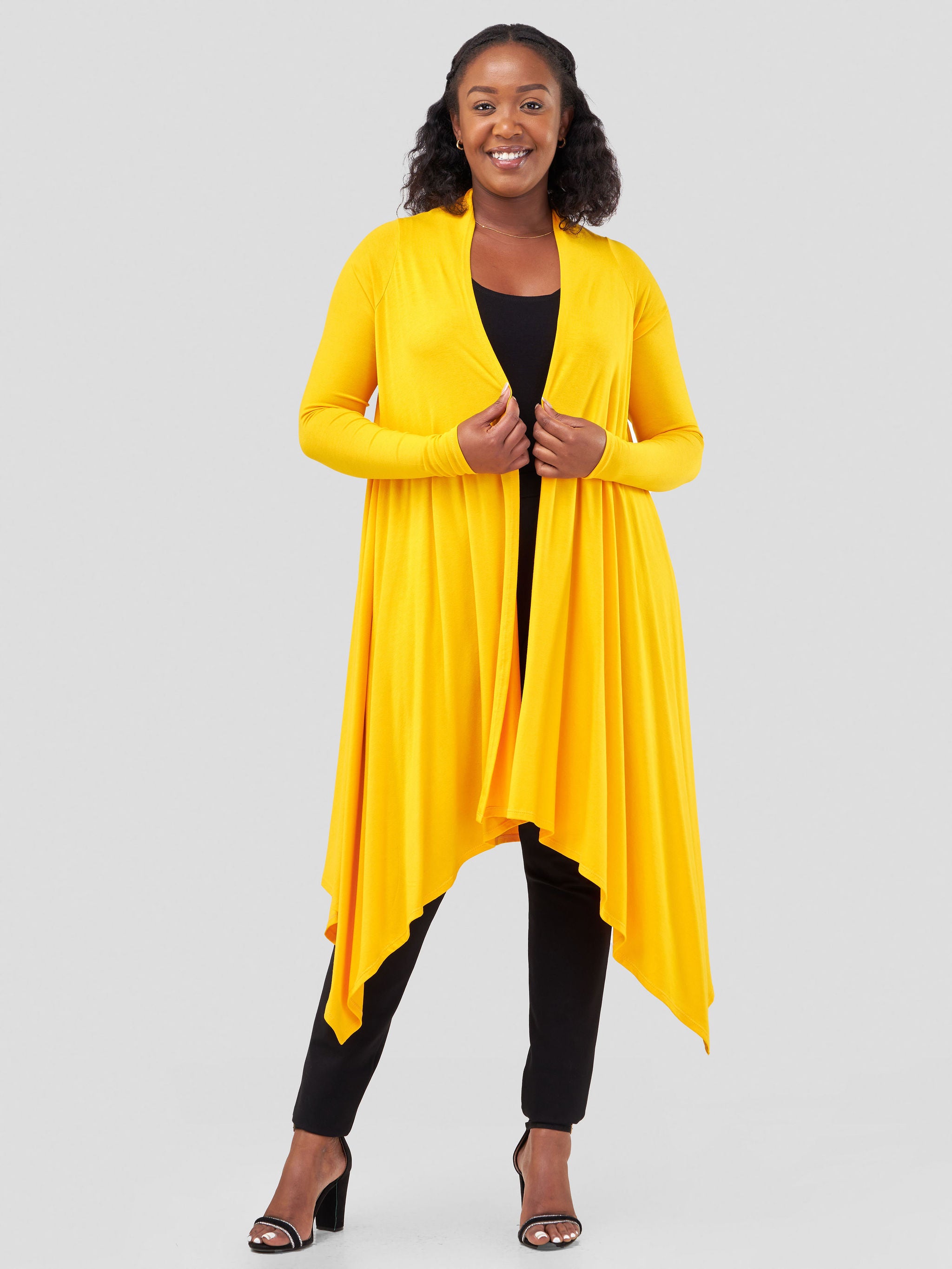 Vivo Basic Long Sleeve Cascade Waterfall - Yellow