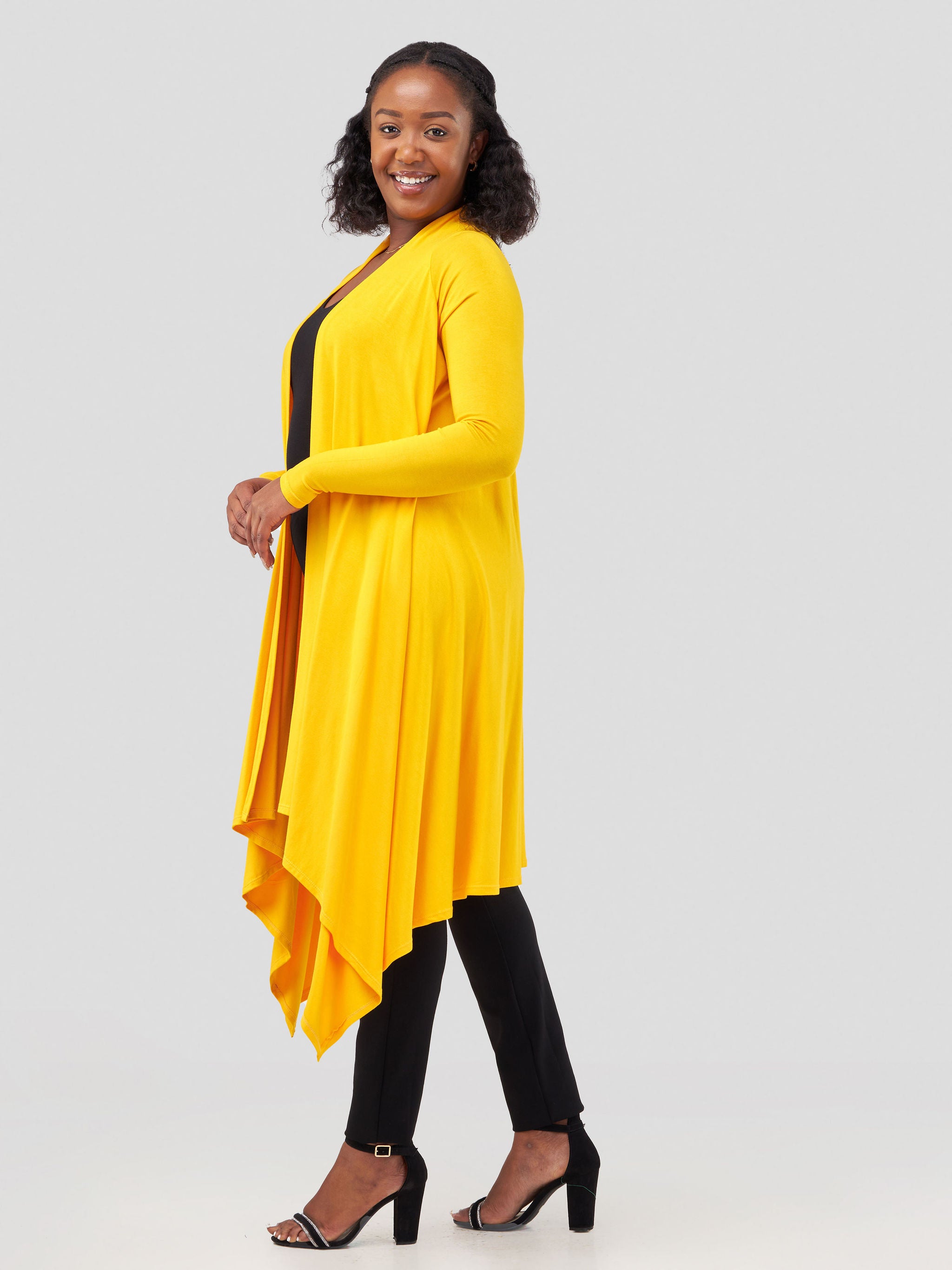 Vivo Basic Long Sleeve Cascade Waterfall - Yellow