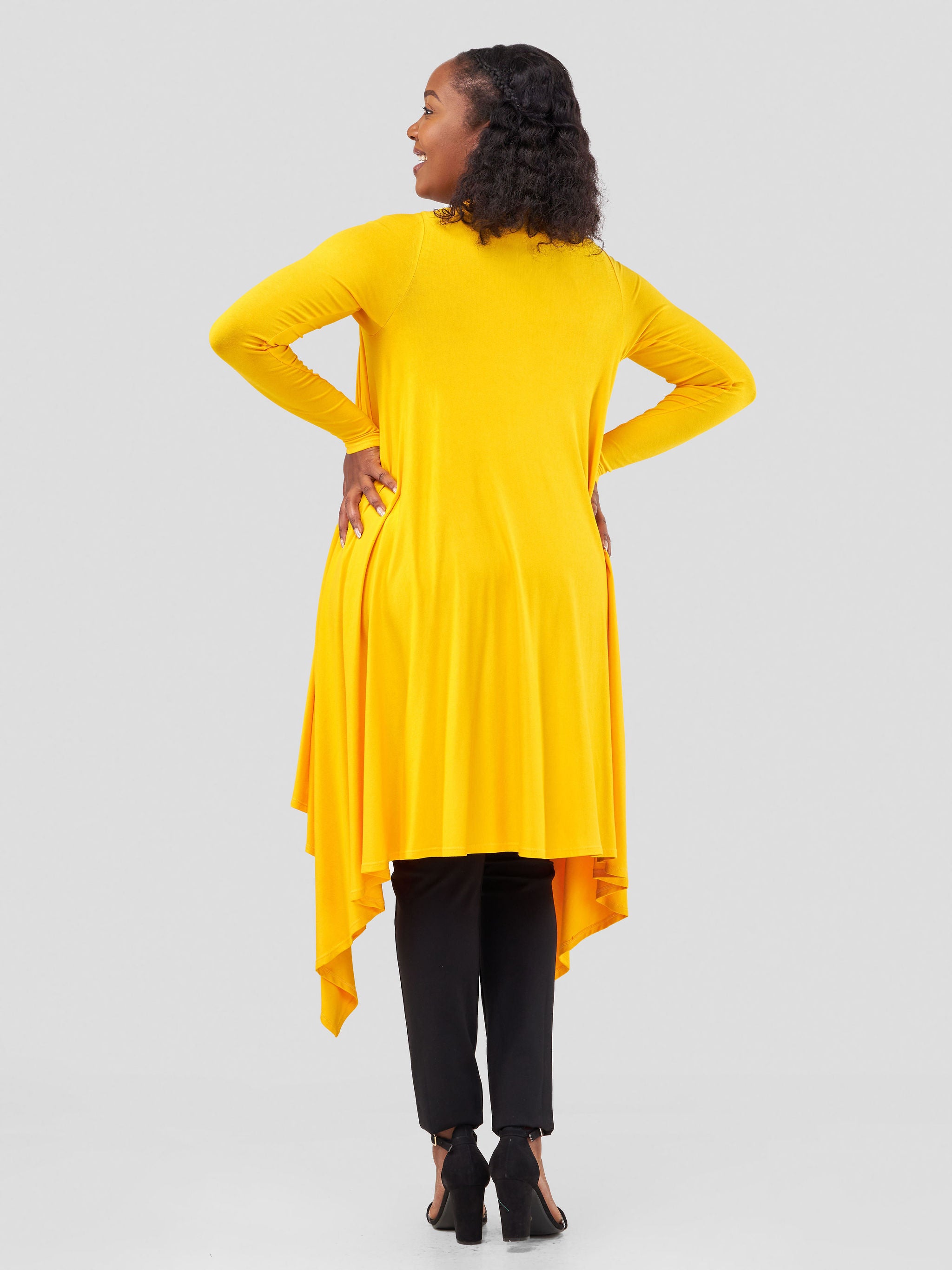 Vivo Basic Long Sleeve Cascade Waterfall - Yellow