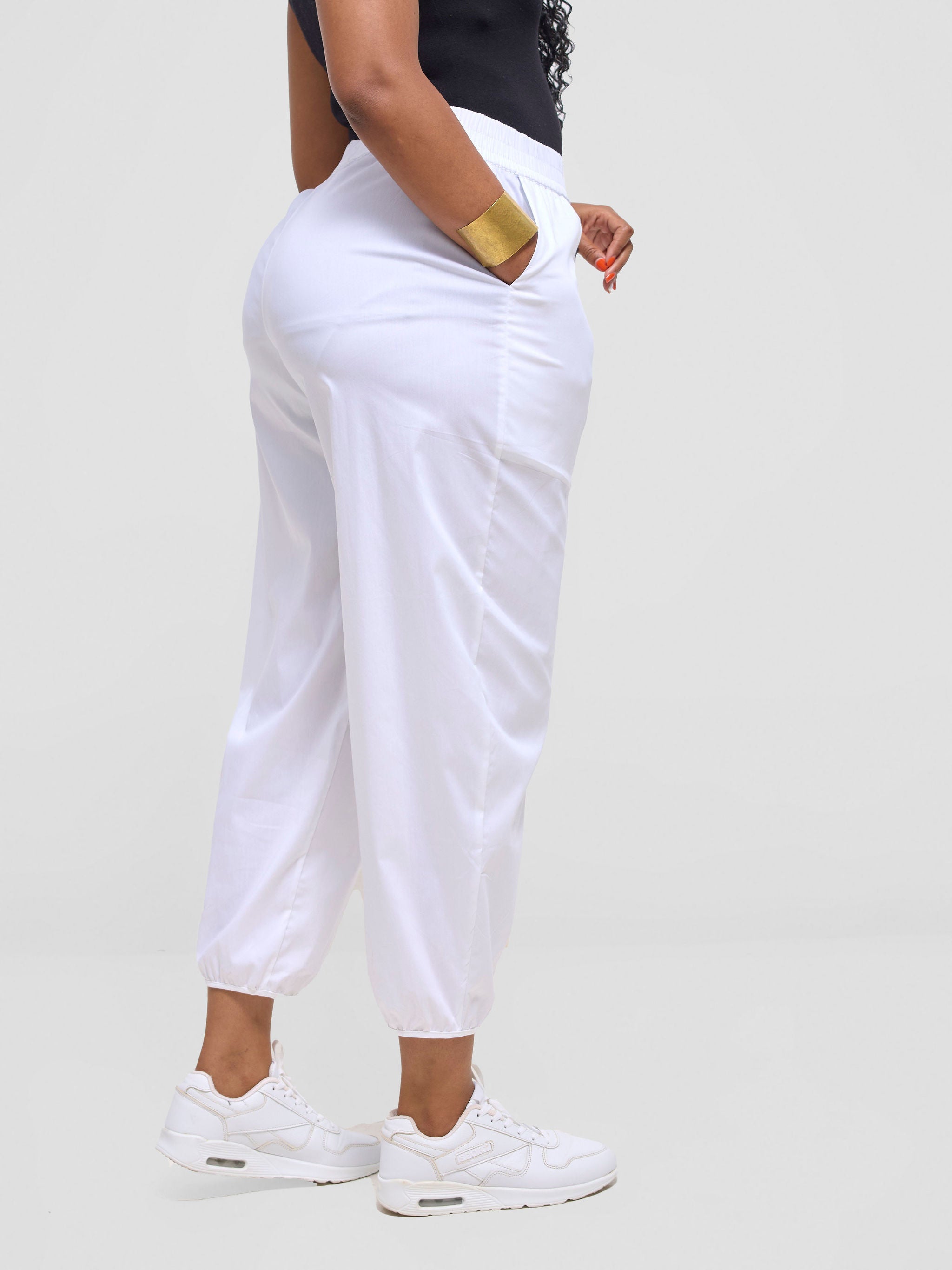 Safari Sizani Barrel Pants - White