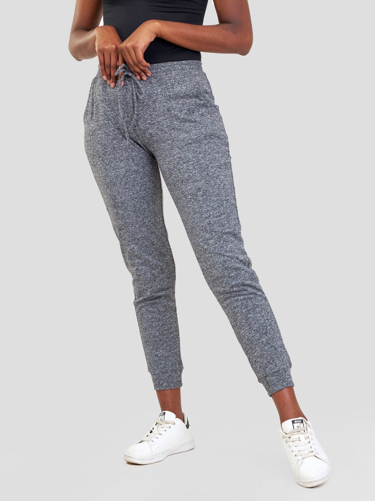 Popular 21 Tacking Tie Joggers With Pockets - Charcoal - Shopzetu