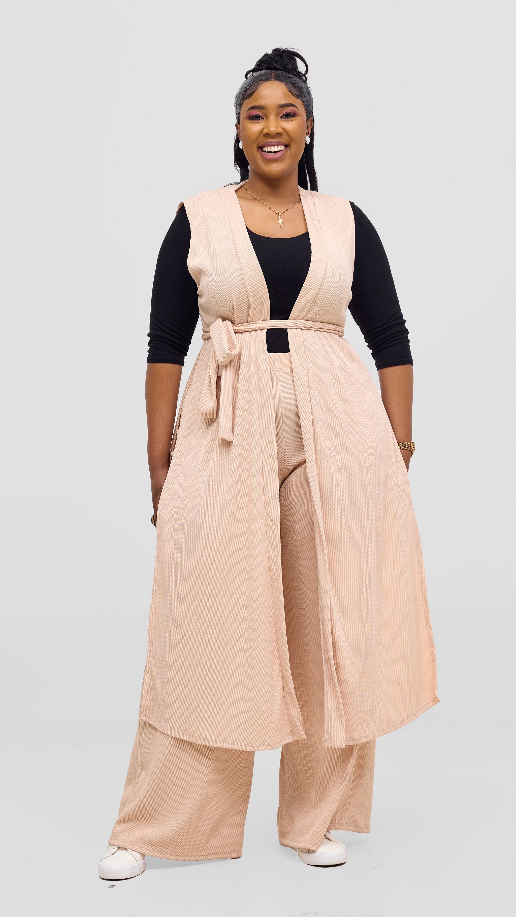 Vivo Chela Sleeveless Waterfall - Buttermilk