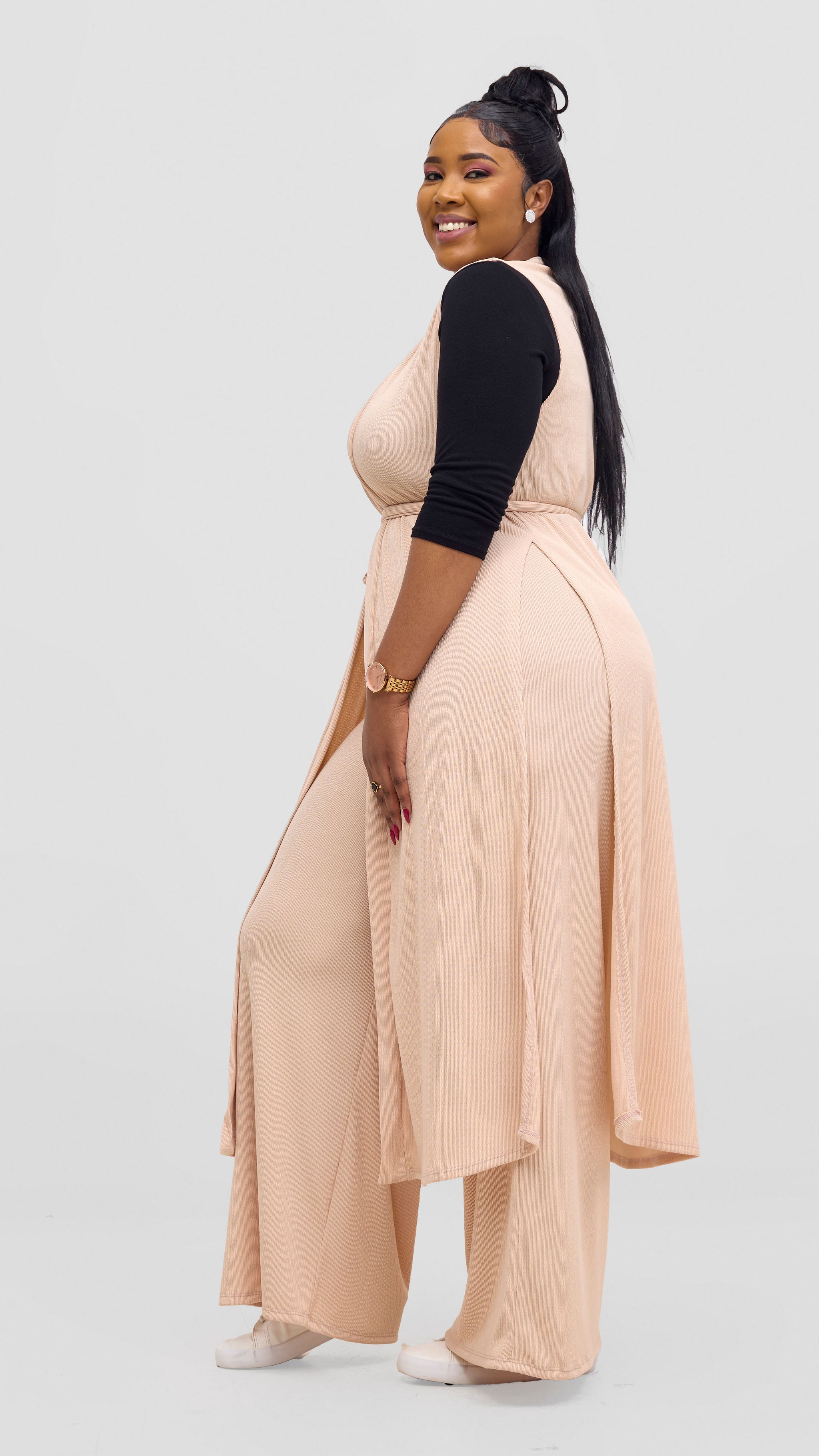 Vivo Chela Sleeveless Waterfall - Buttermilk