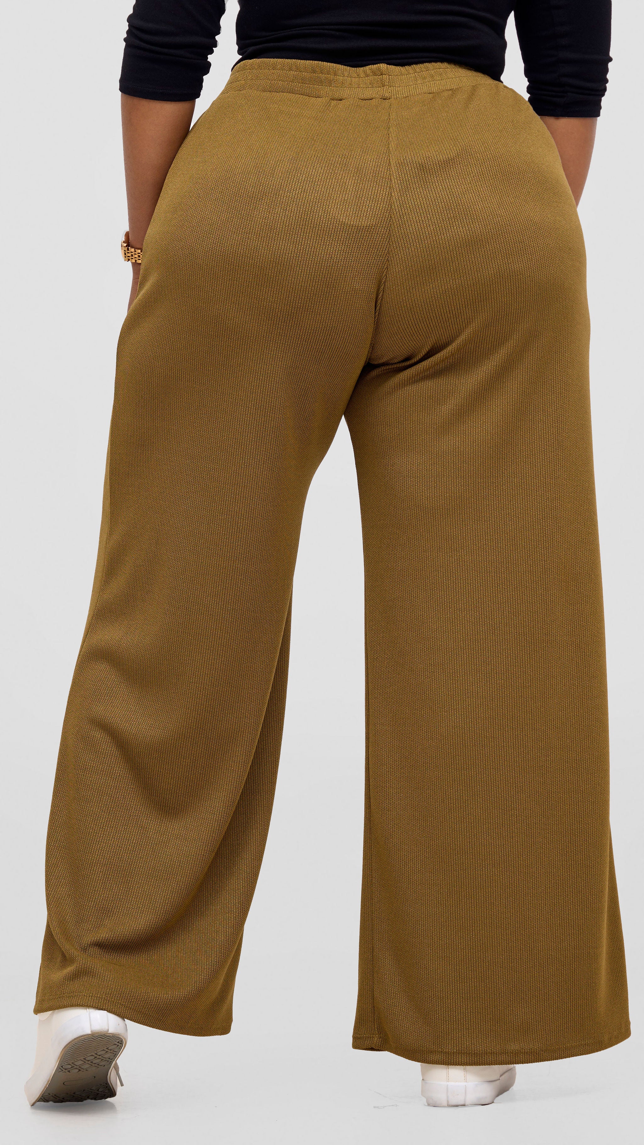 Vivo Rema Straight Leg Pants  - Dark Olive