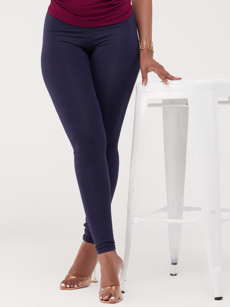 Vivo Basic Leggings - Navy Blue - Shopzetu