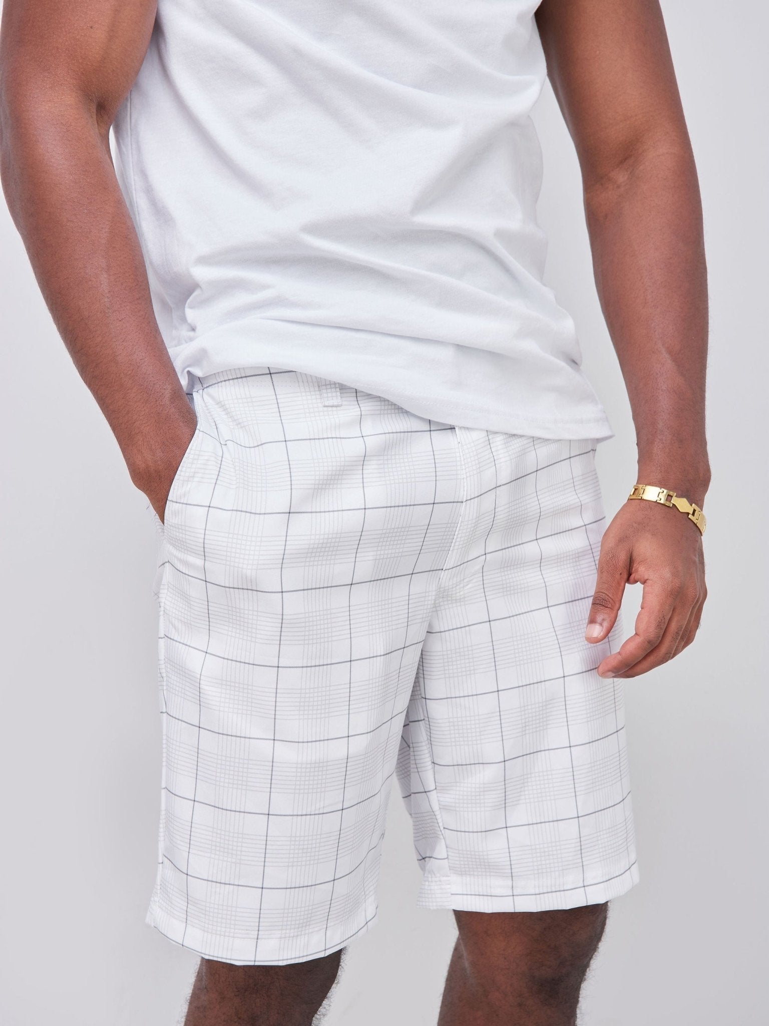 Alladin Zecchino Per Men's Short - White - Shopzetu