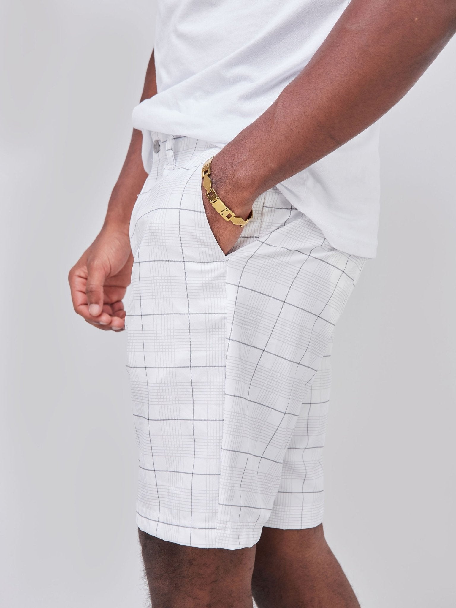 Alladin Zecchino Per Men's Short - White - Shopzetu