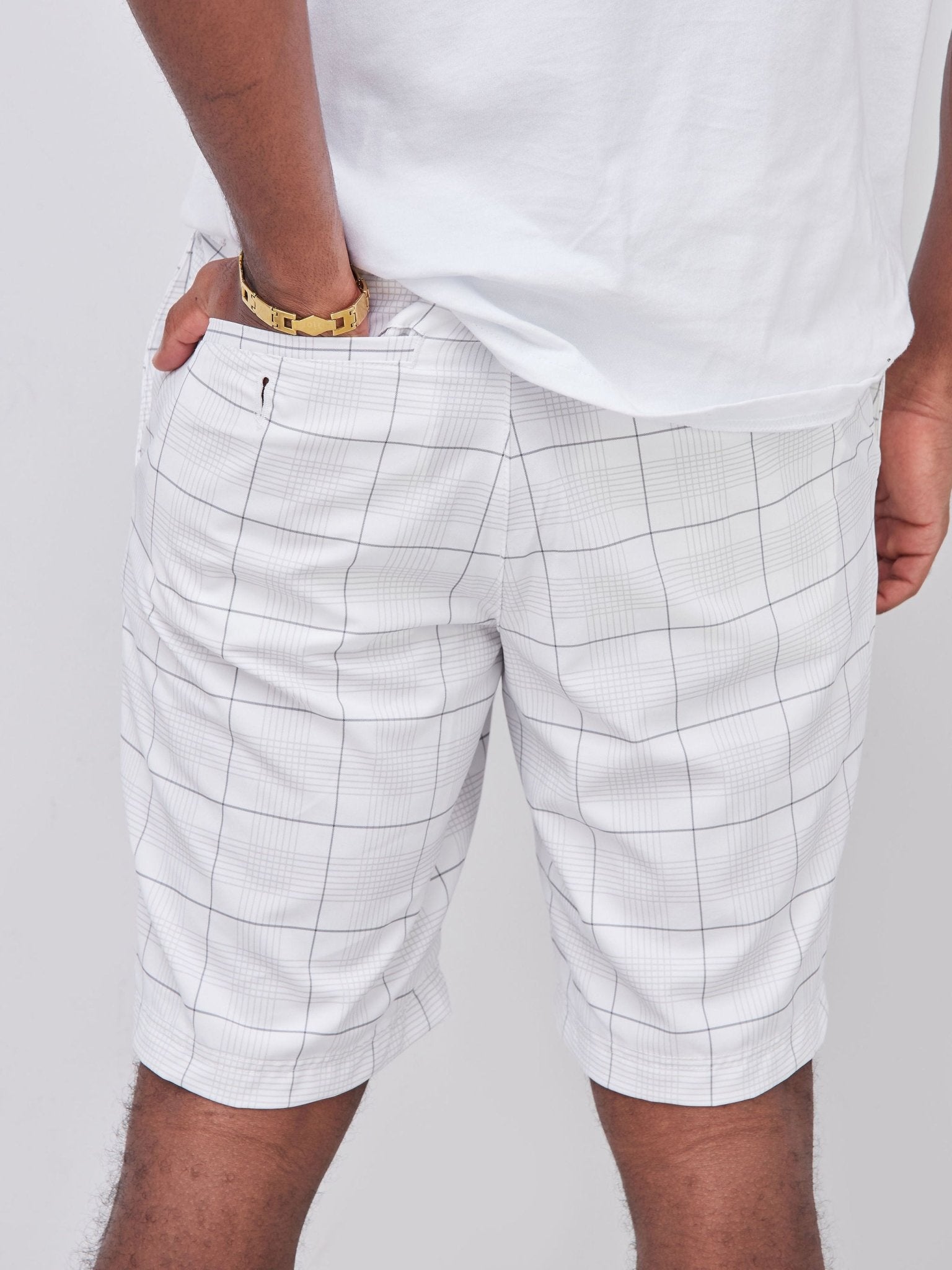 Alladin Zecchino Per Men's Short - White - Shopzetu