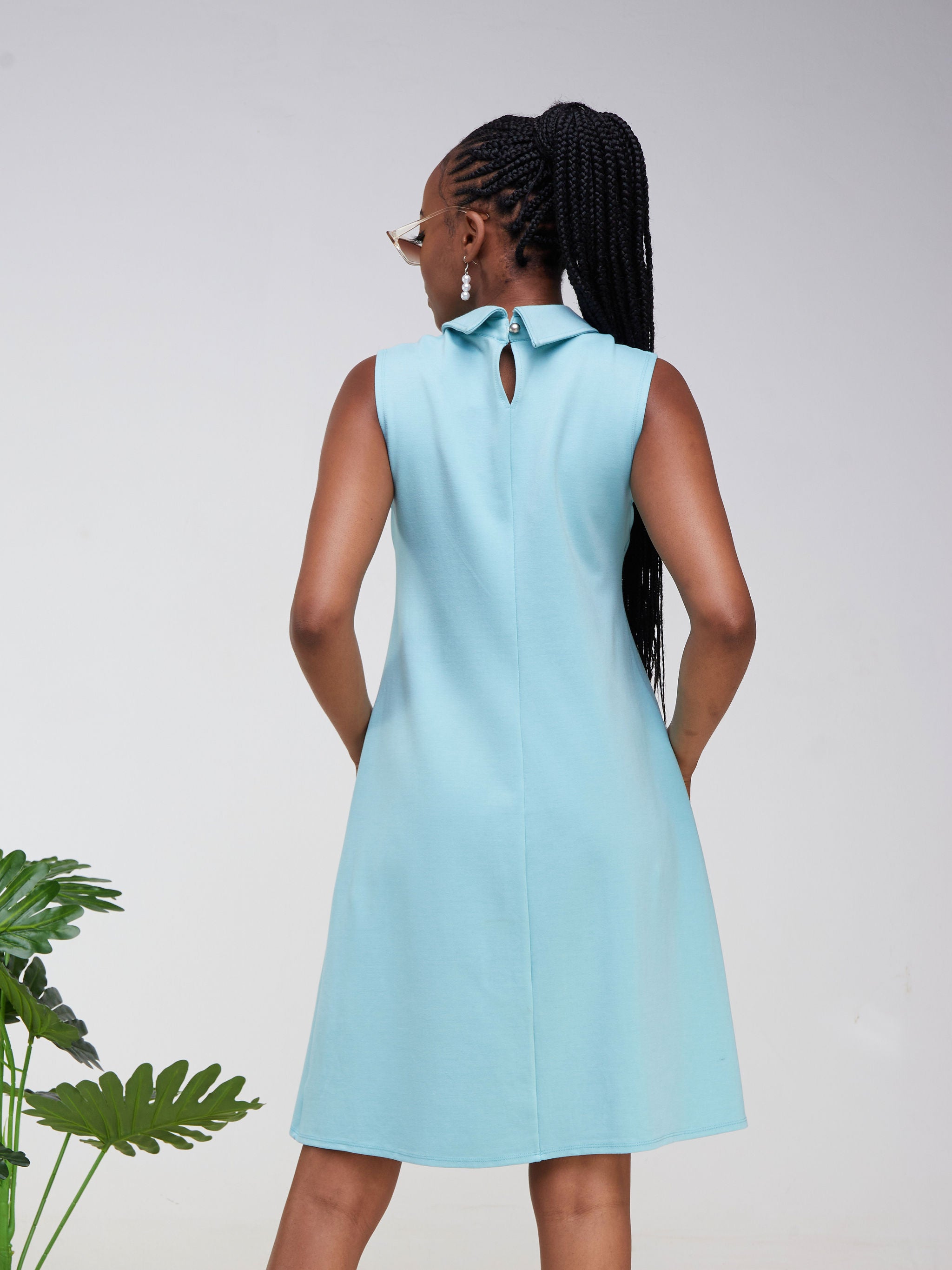 Vivo Chalbi A-line Dress - Blue