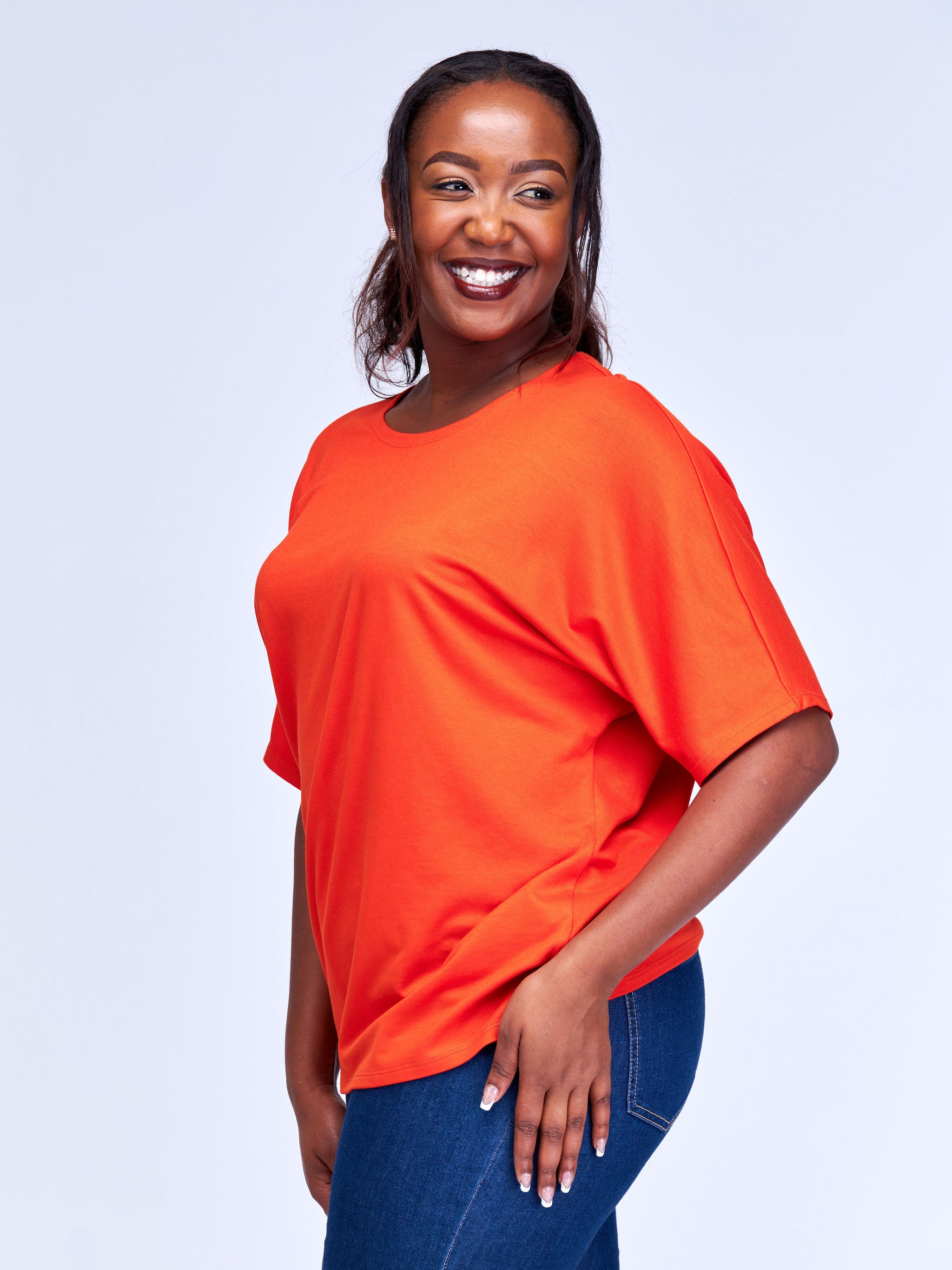 Vivo Arusha Dolman Top - Orange