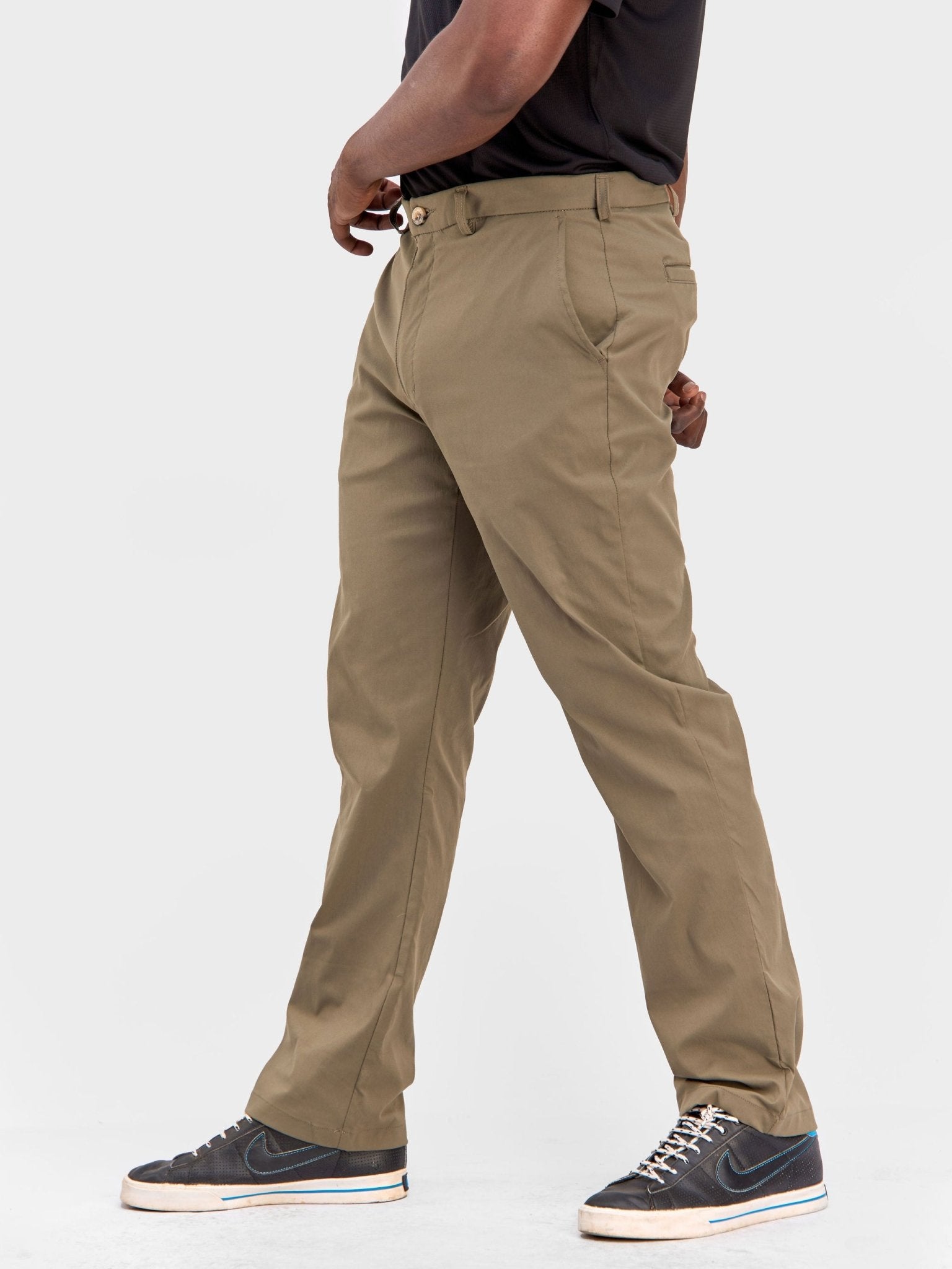 Alladin Men's Golf Pant - Olive Green - Shopzetu