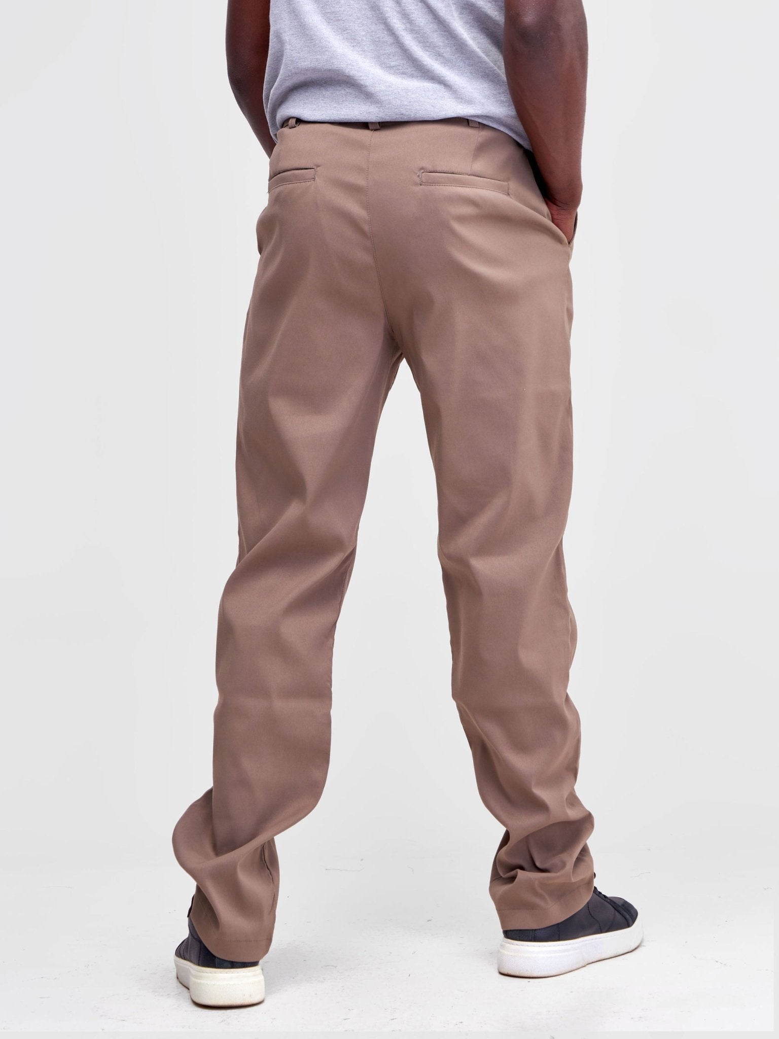 Alladin Men's Golf Pant - Brown - Shopzetu