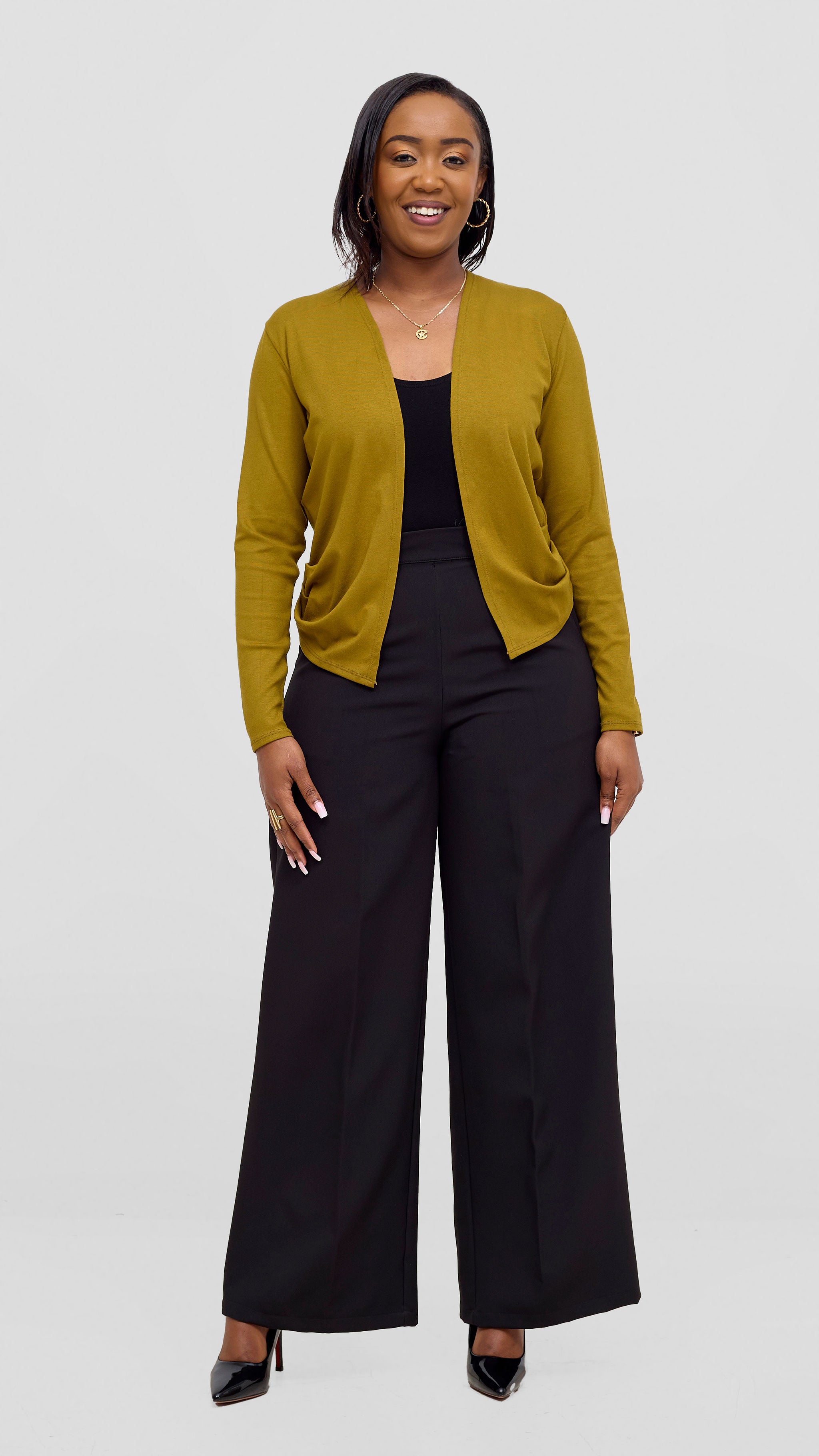 Vivo Basic Sienna Waterfall - Dark Olive