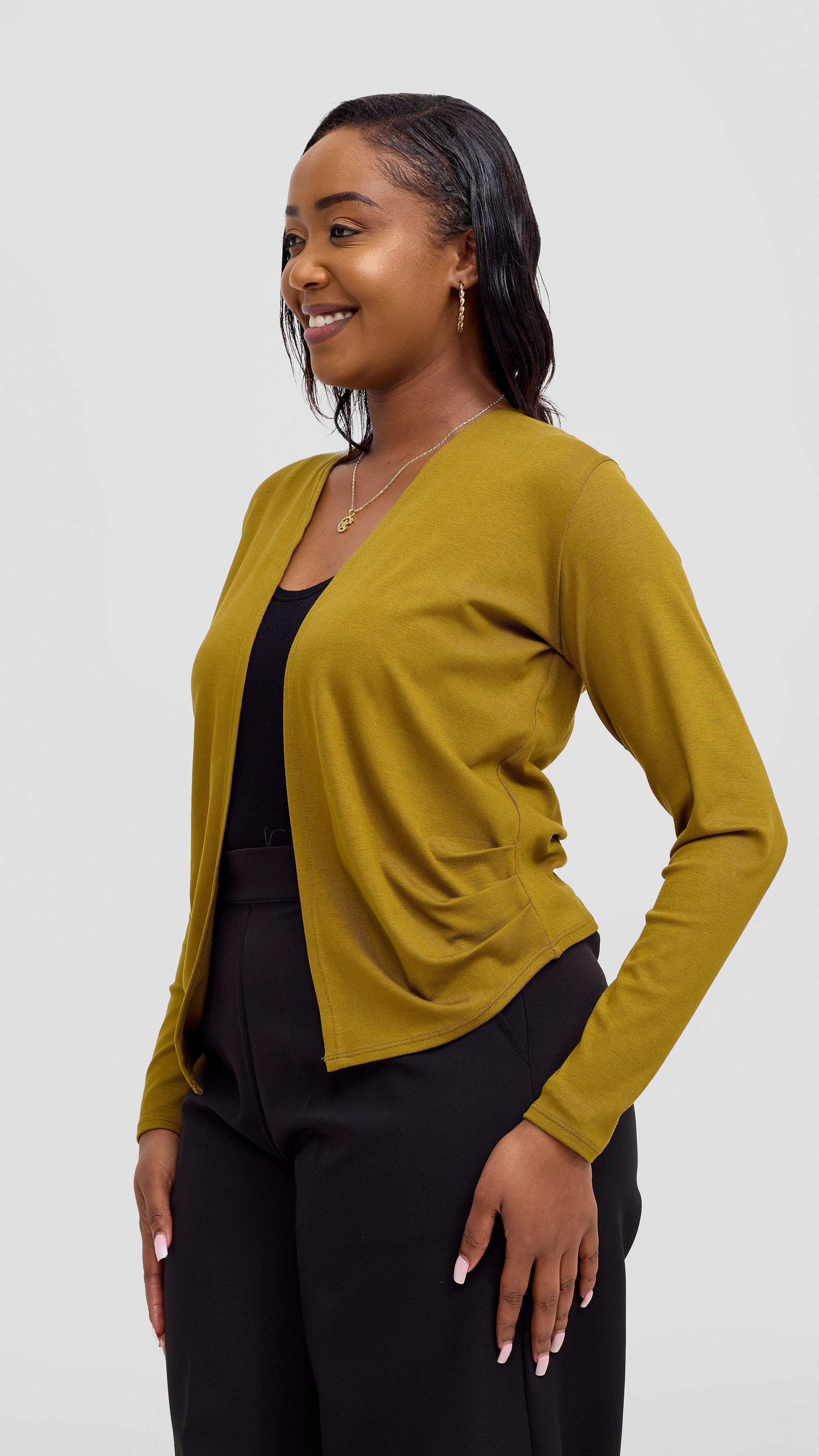 Vivo Basic Sienna Waterfall - Dark Olive