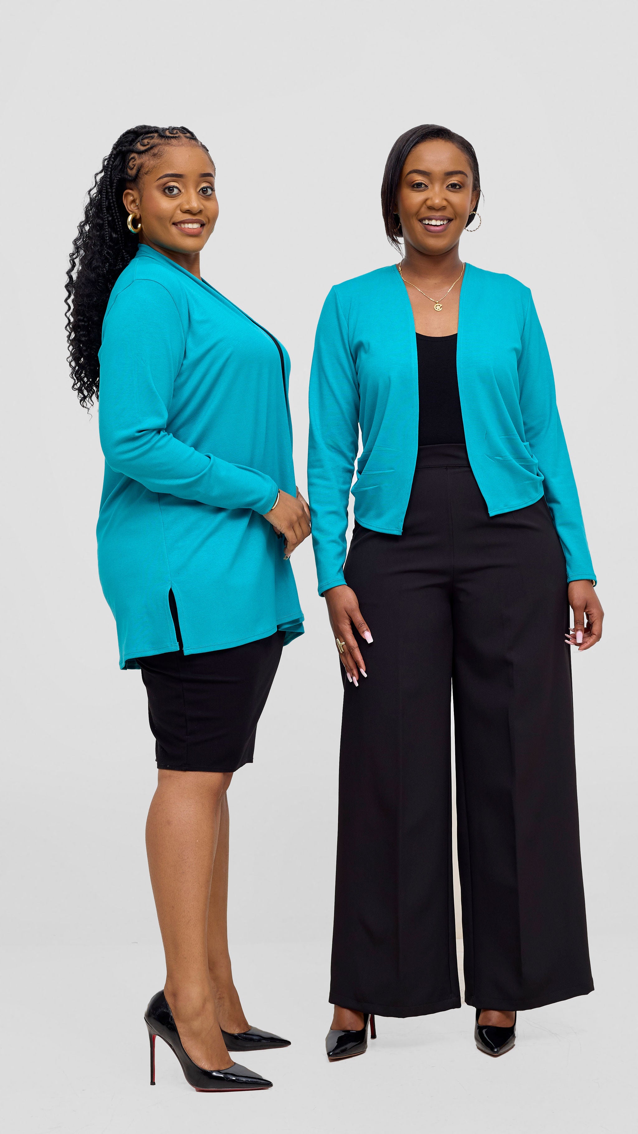 Vivo Leila Short Waterfall  - Sea Green