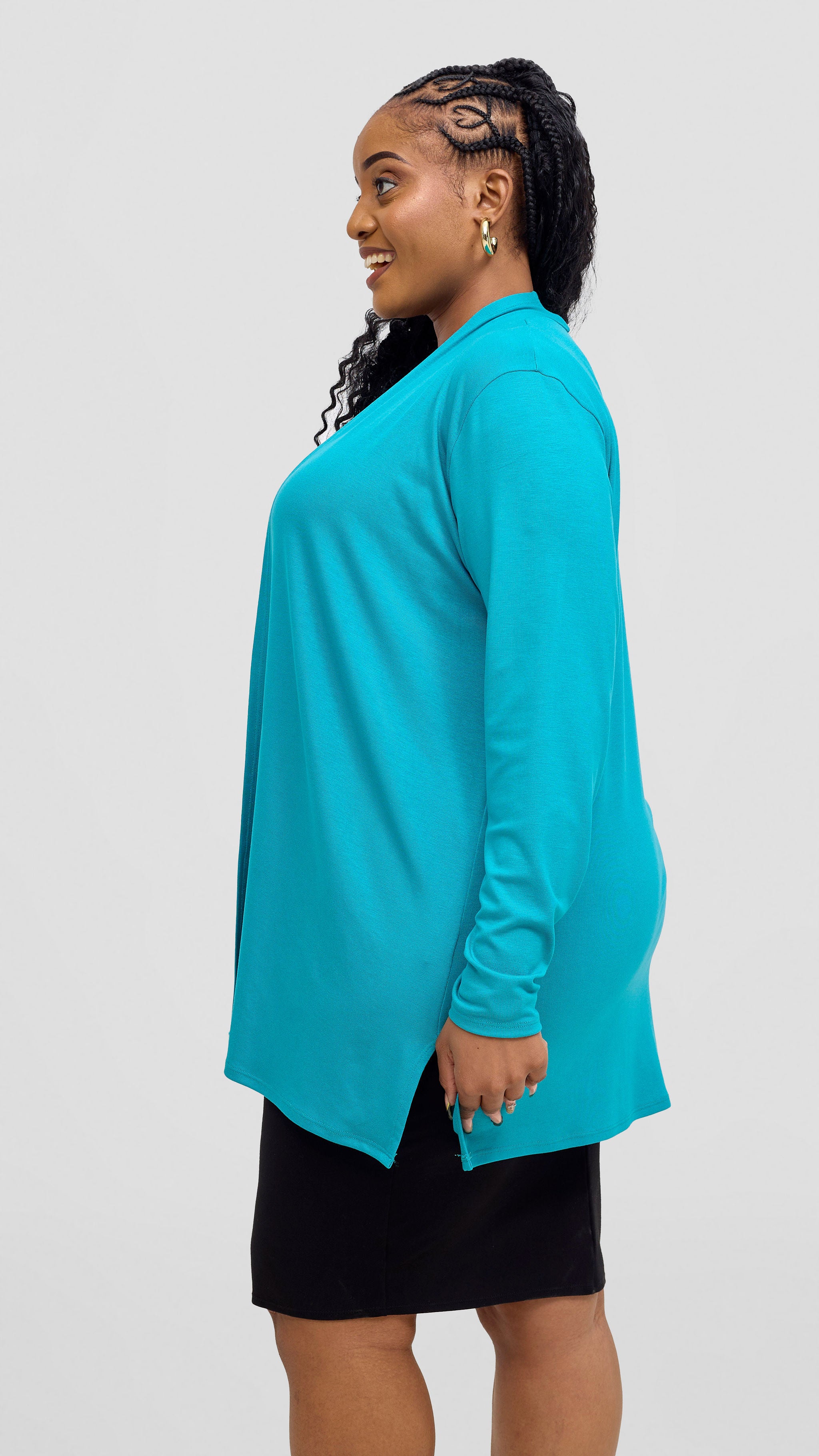 Vivo Leila Short Waterfall  - Sea Green