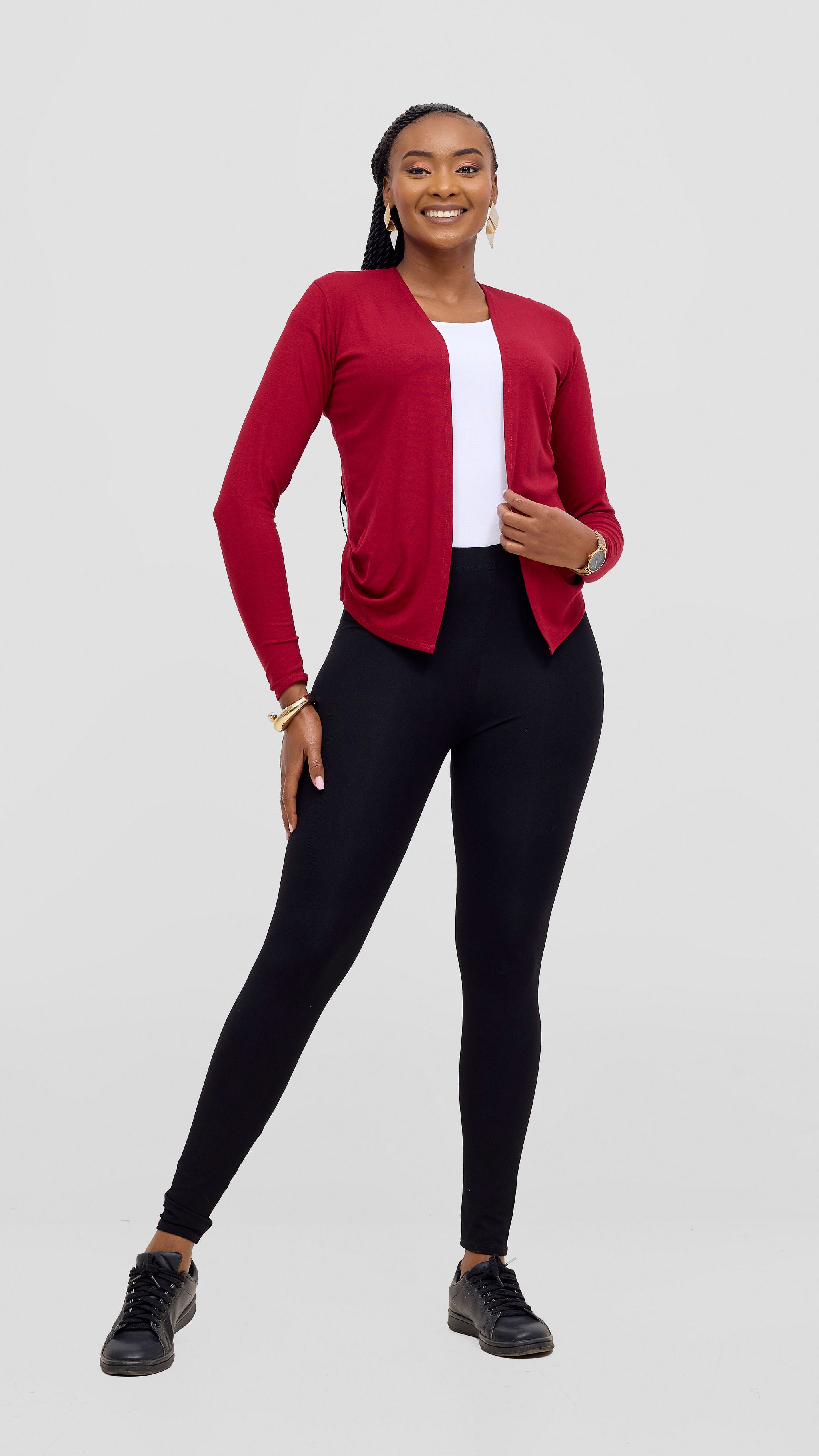 Vivo Basic Sienna Waterfall - Dark Red