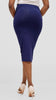 Vivo Basic Lined Capri Skirt - Navy Blue