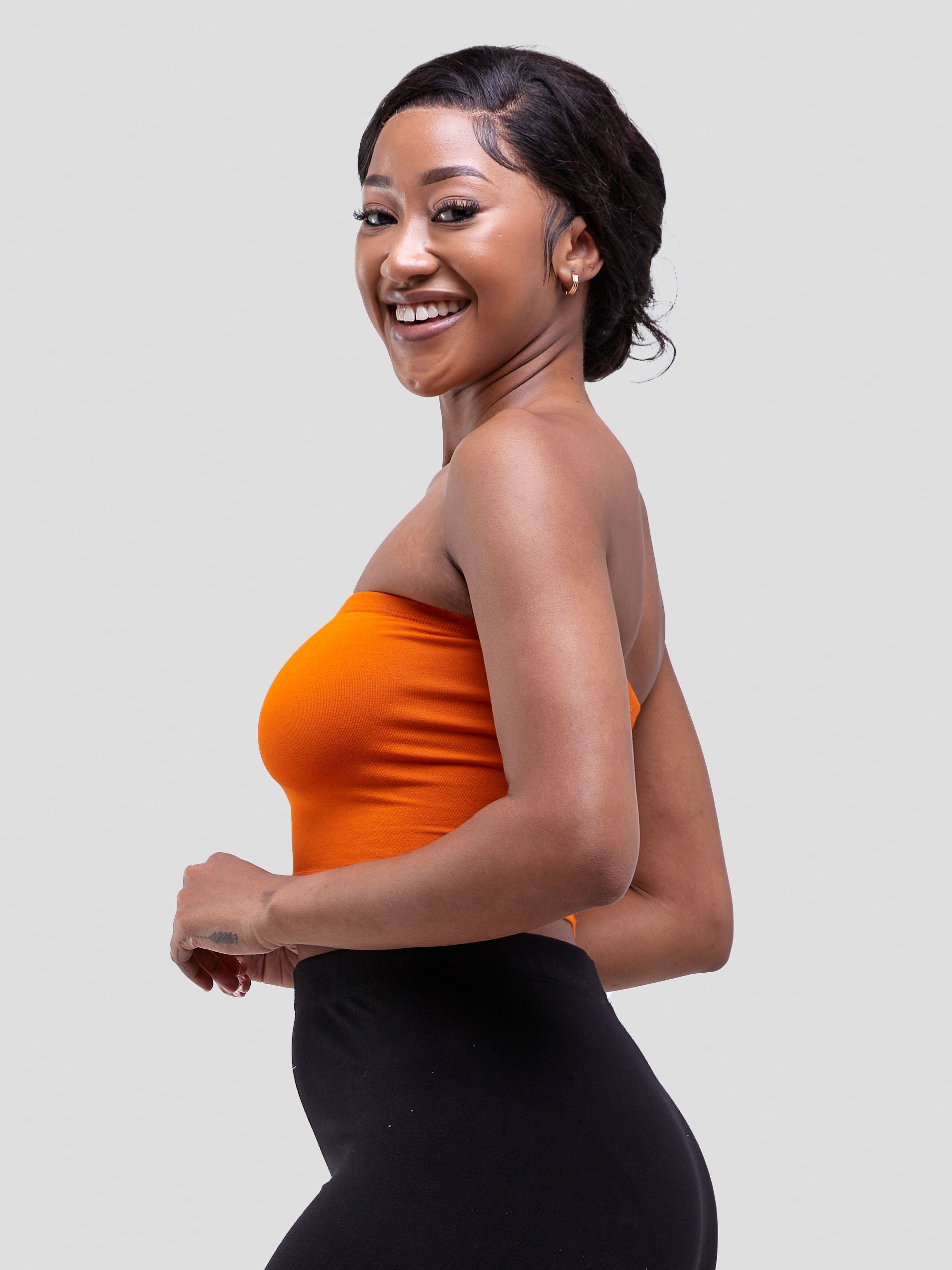 Zoya Basic Jersey Bandeau  - Burnt Orange