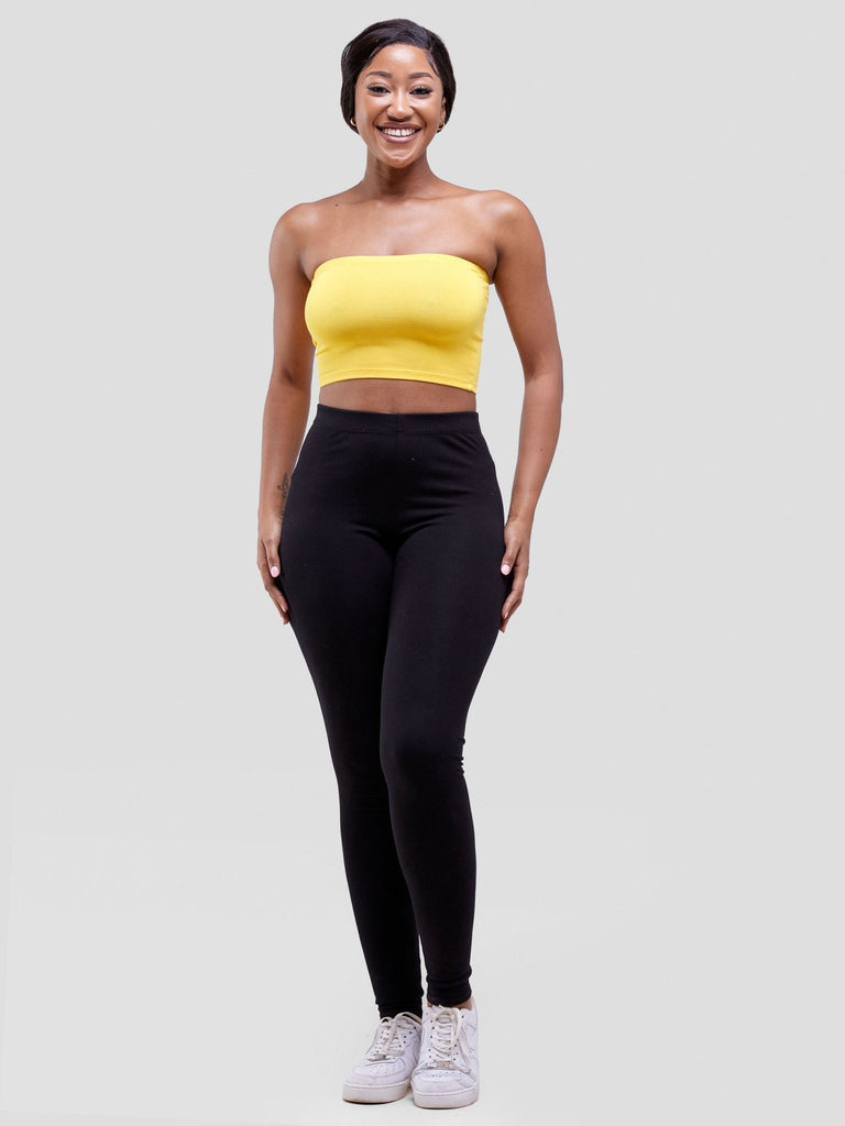 Zoya Basic Jersey Bandeau - Safron - Shopzetu