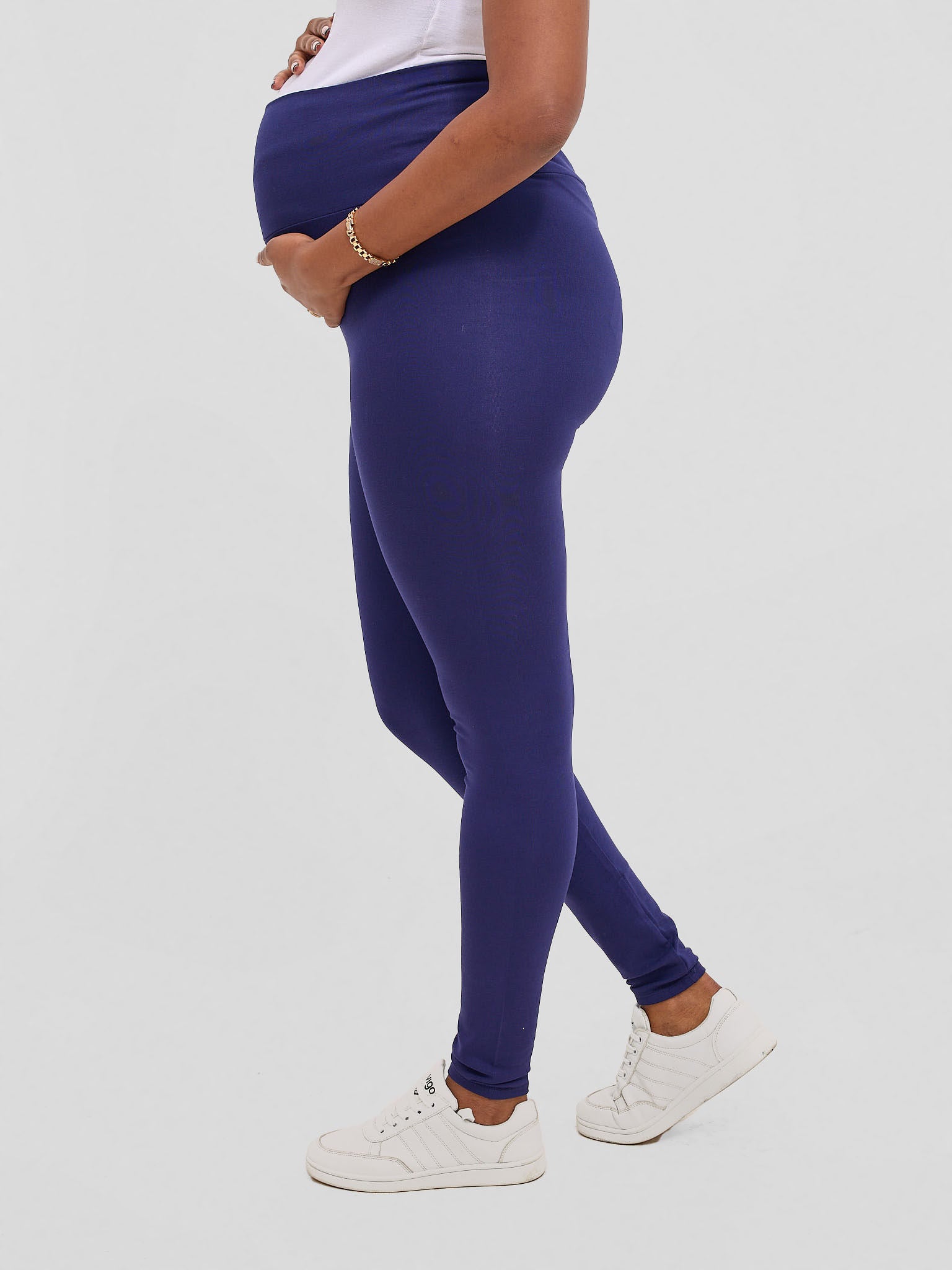 Vivo Basic Maternity Leggings - Navy Blue