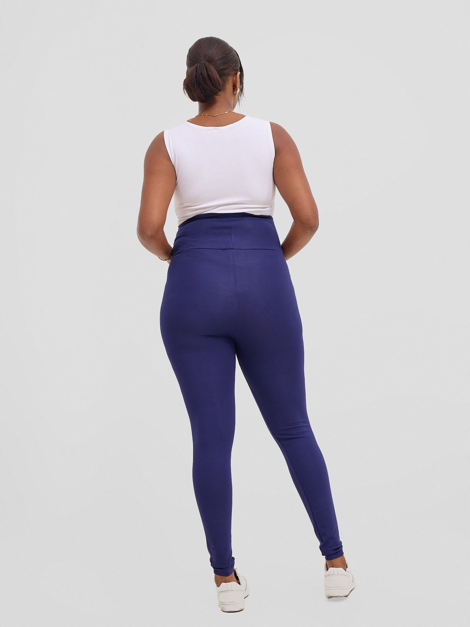 Vivo Basic Maternity Leggings - Navy Blue