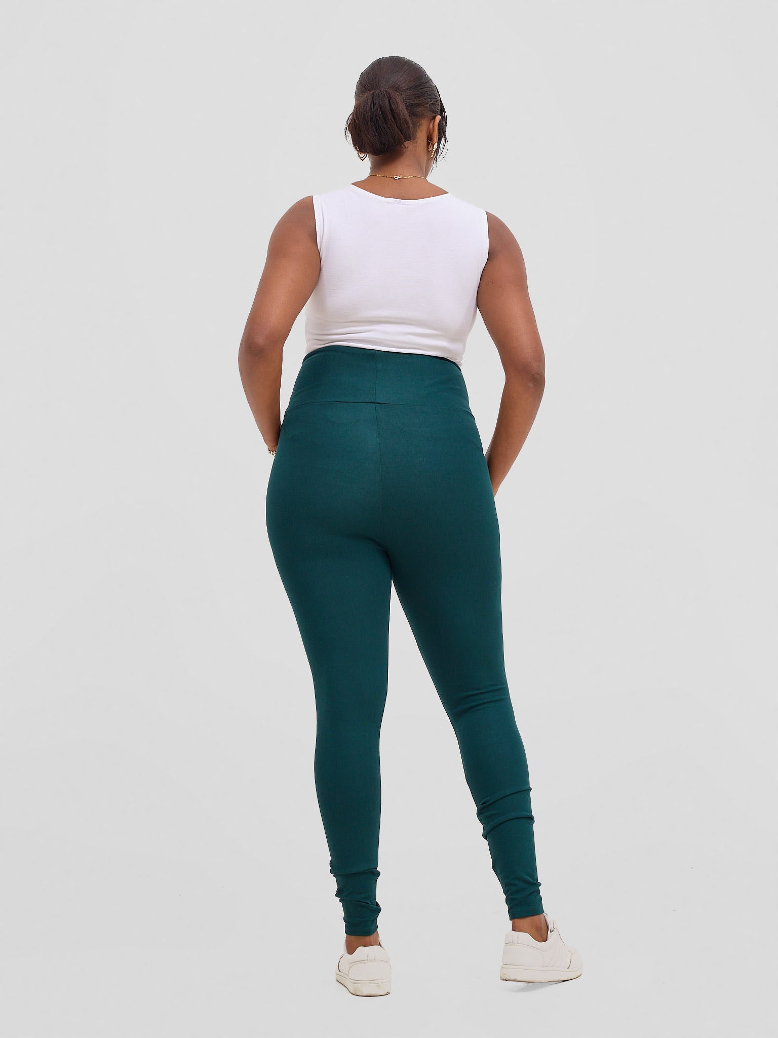 Vivo Basic Maternity Leggings - Dark Green