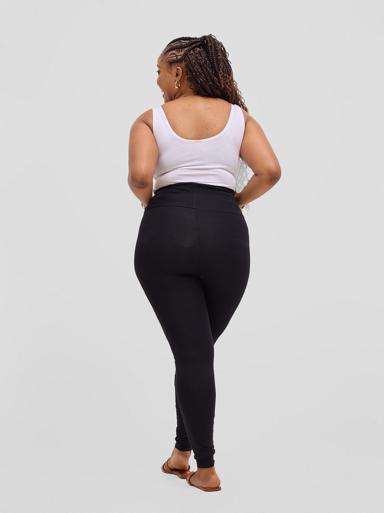 Vivo Basic Maternity Leggings - Black