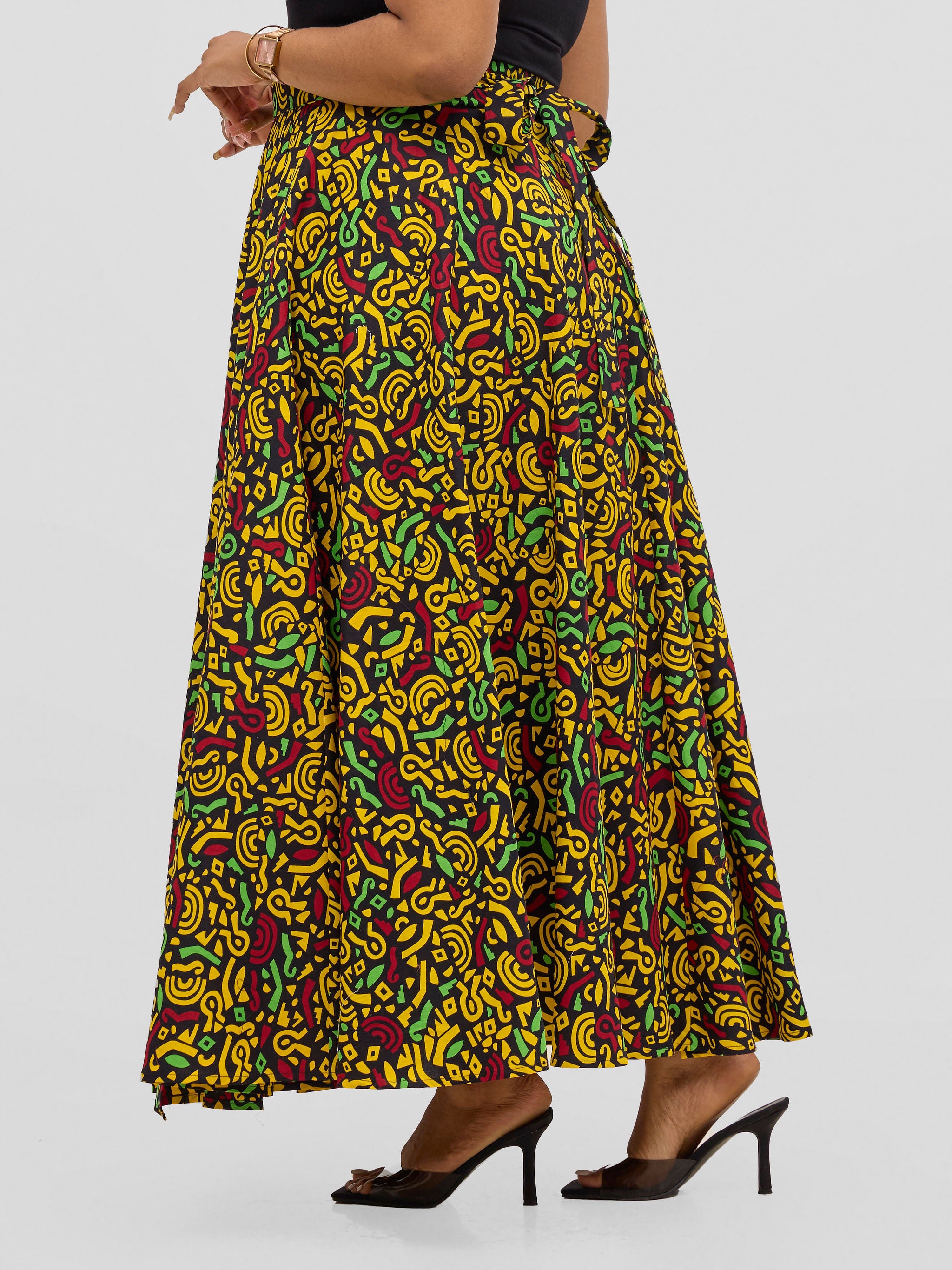 Vivo Kitenge Wrap Skirt - Tafo