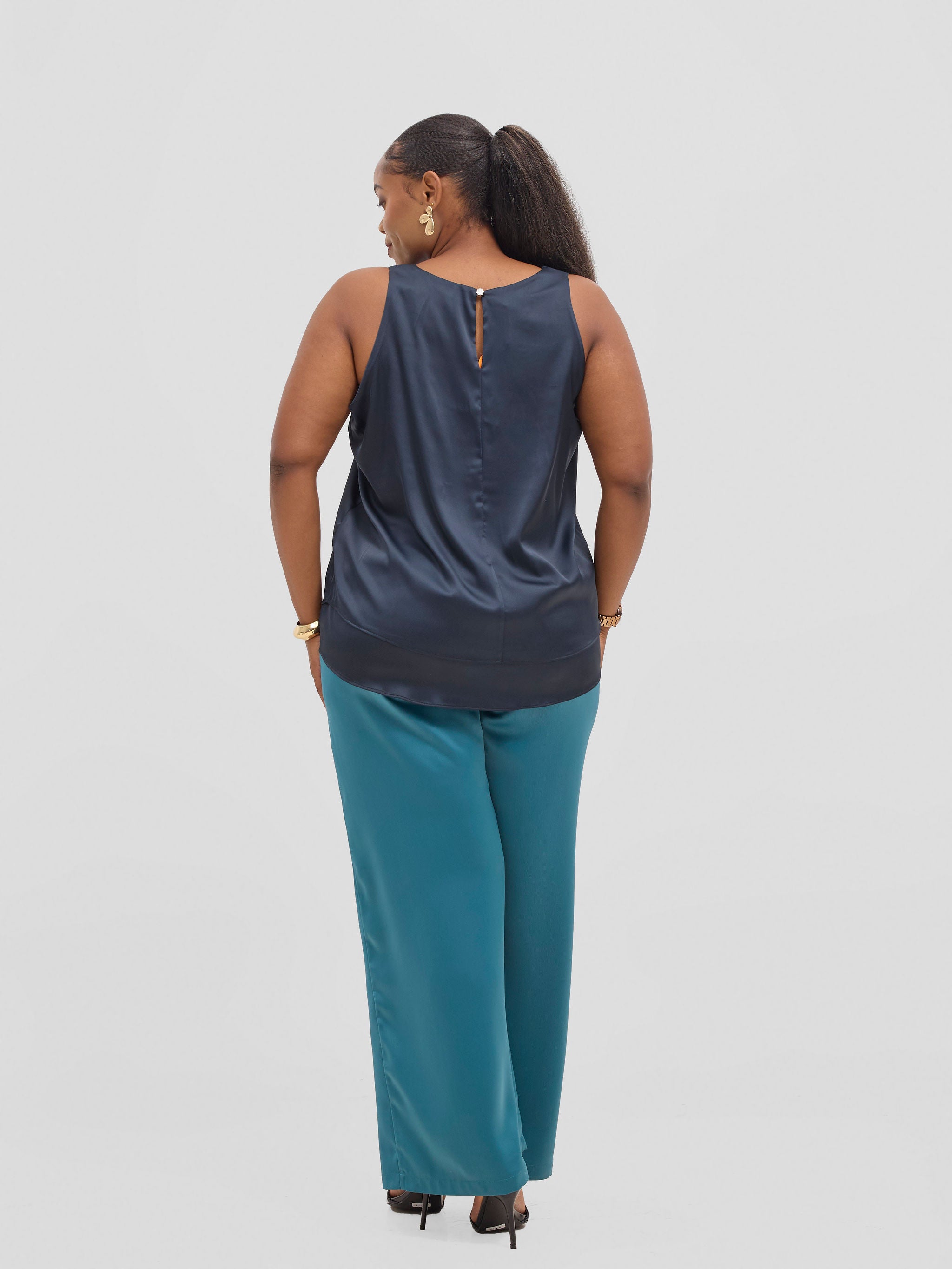 Vivo Yene Layered Top - Dark Teal