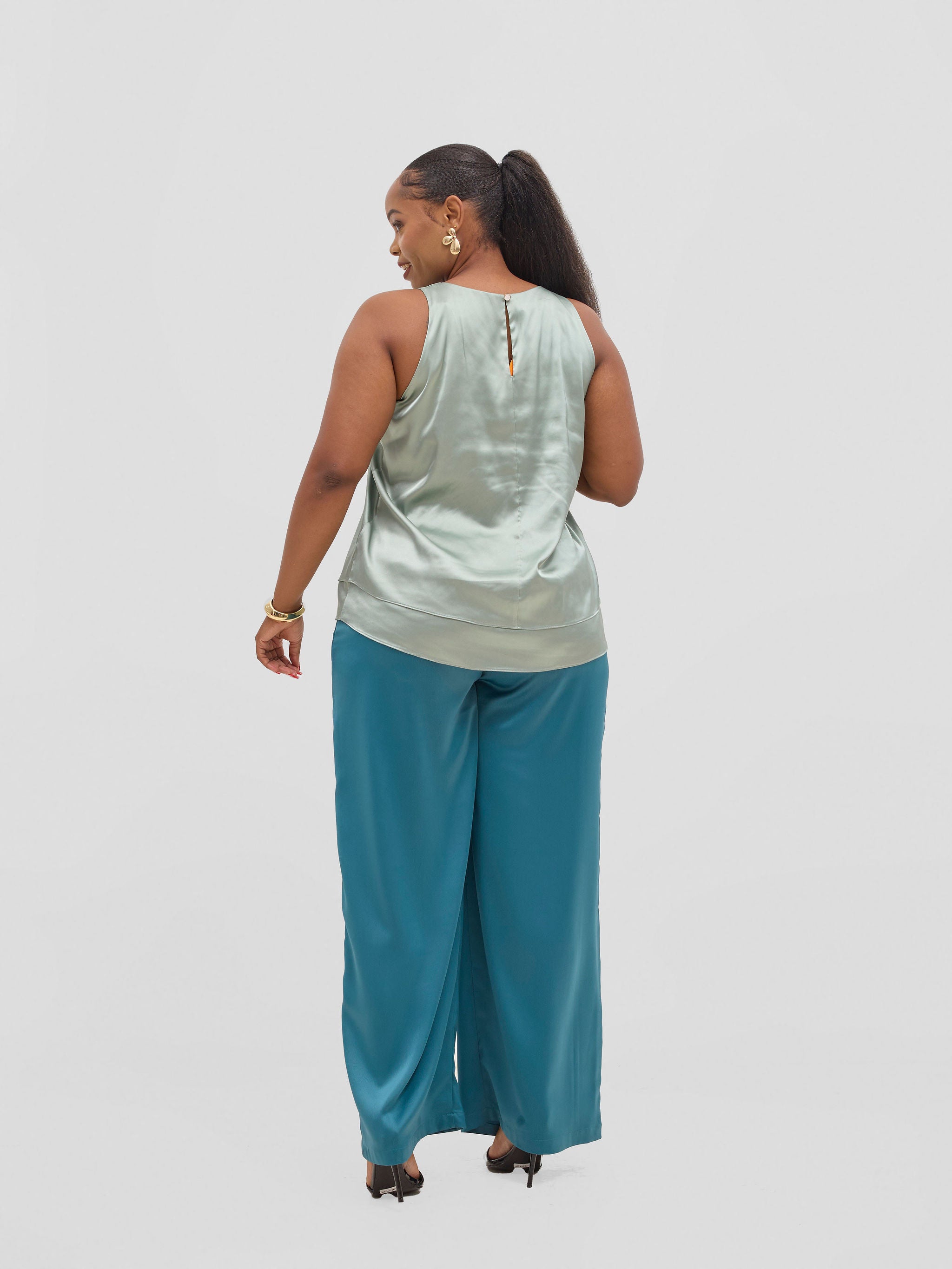 Vivo Yene Layered Top - Mint Green