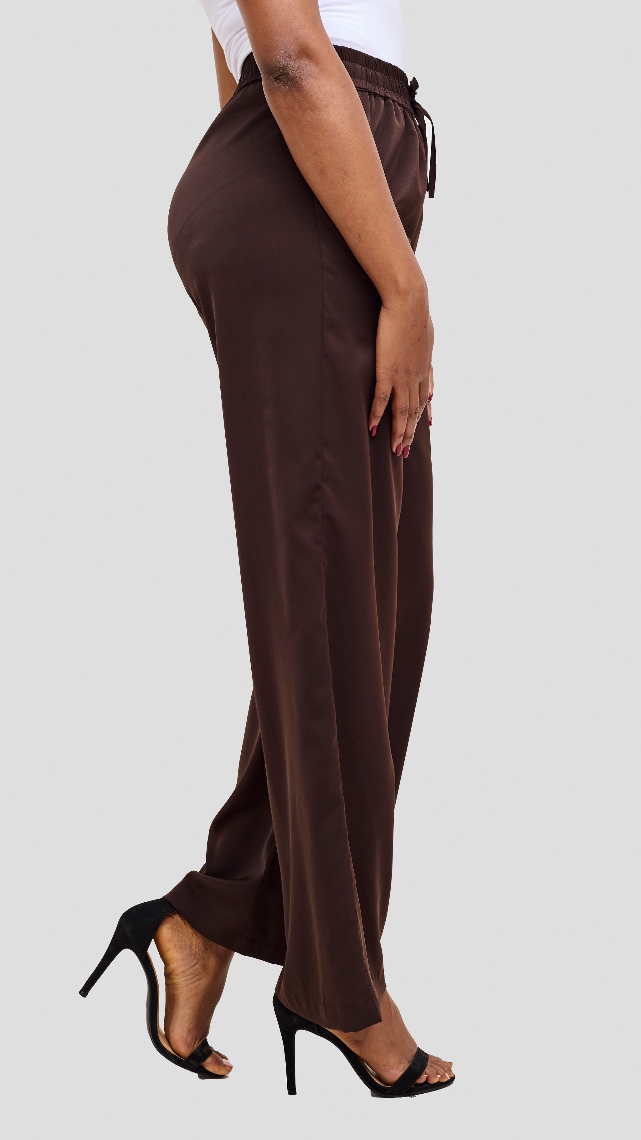 Vivo Ayah Drawstring Pants - Chocolate