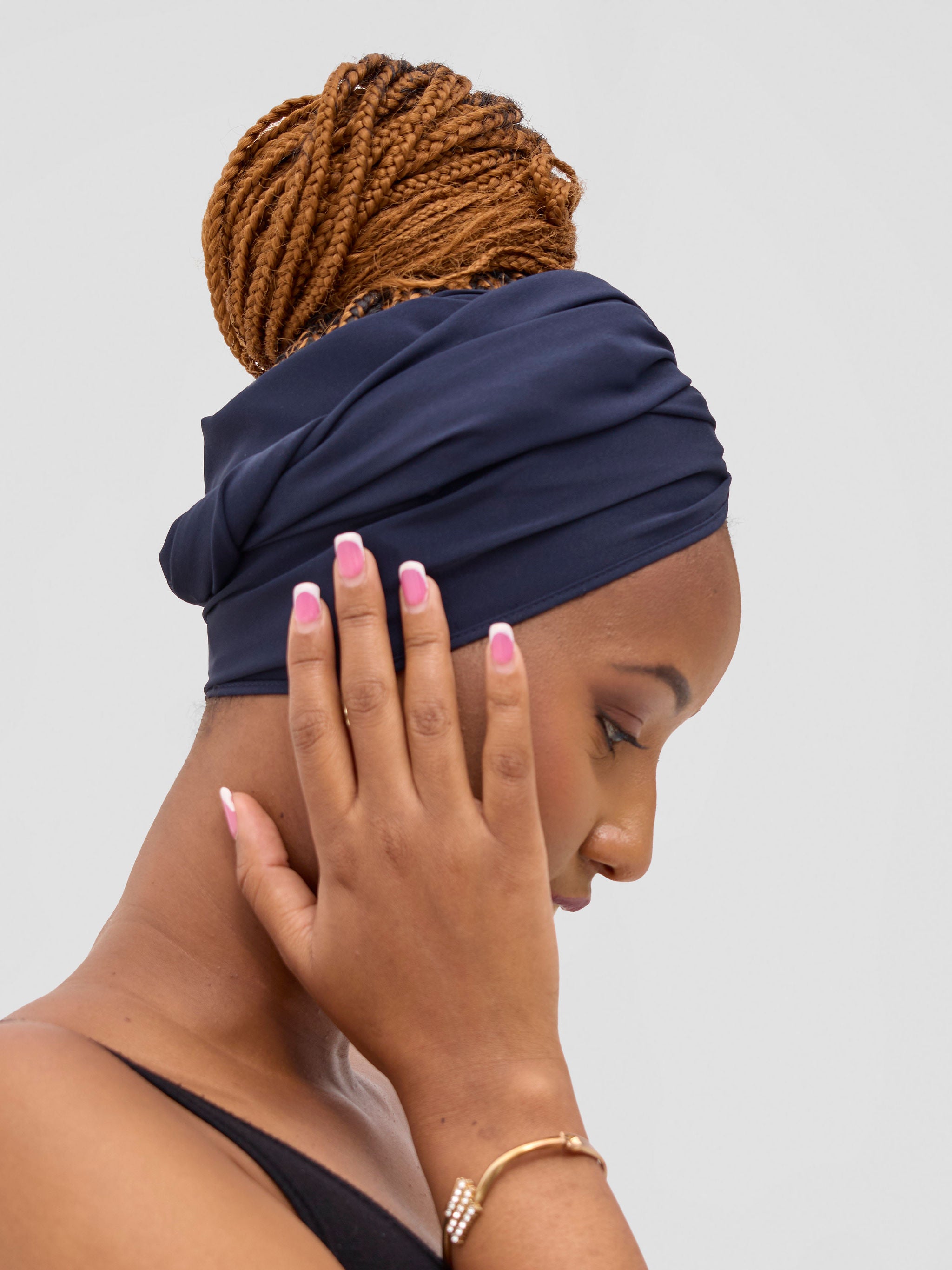 Vivo Seli Head Wrap - Navy Blue